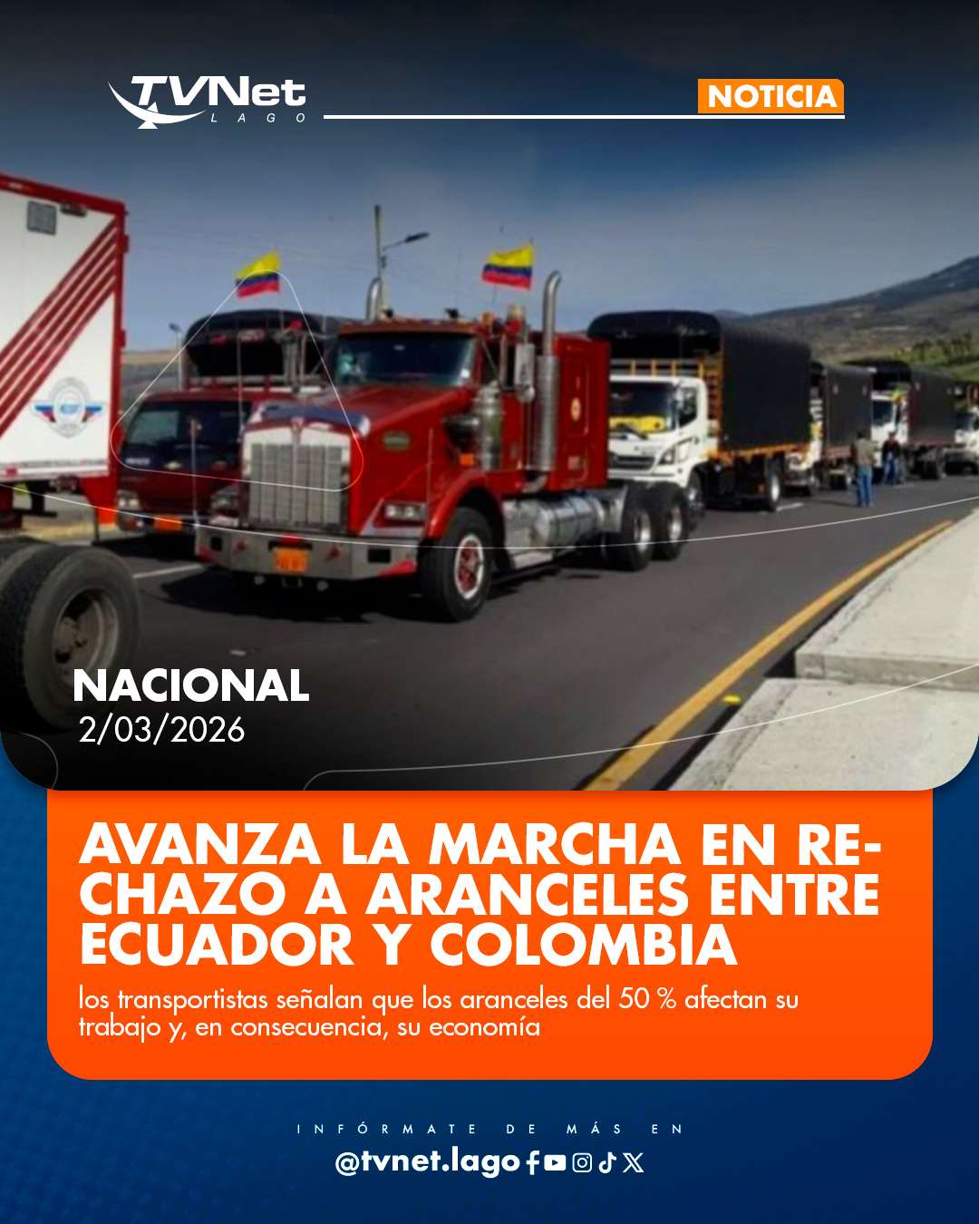 TvNet Lago - La Asociación de Transporte Pesado de Carchi... | Facebook