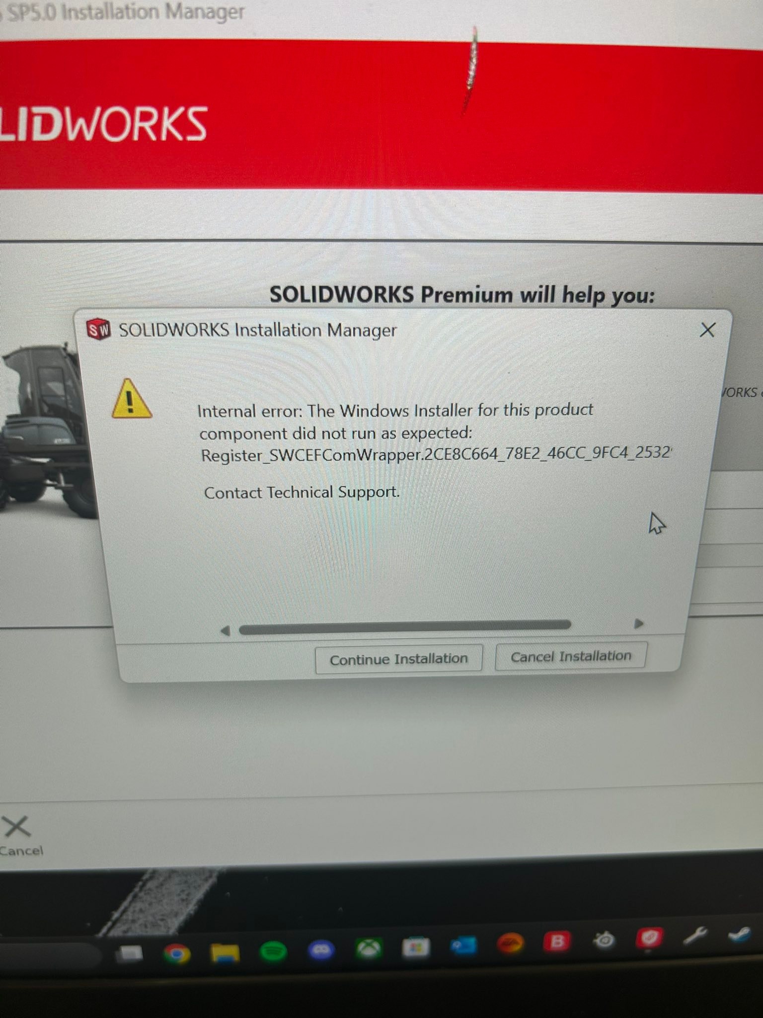 SolidWorks | Trying to update to the new SolidWorks 2026 Hotfix 0.12 ...