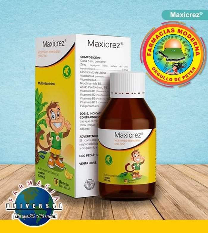 Maxicrez Forte... - Farmacias Moderna y Universal