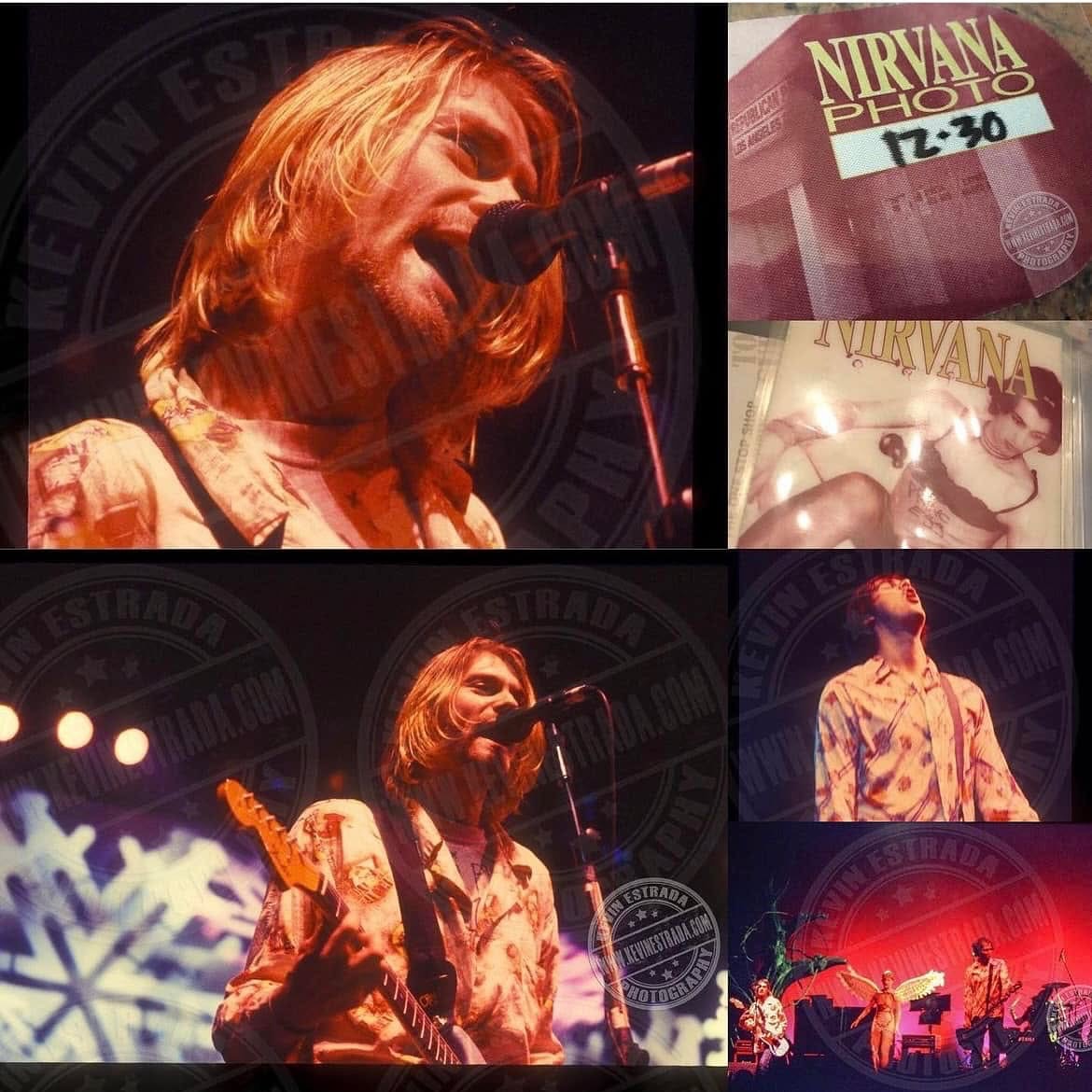 Concert poster for NIRVANA with special guests the Butthole