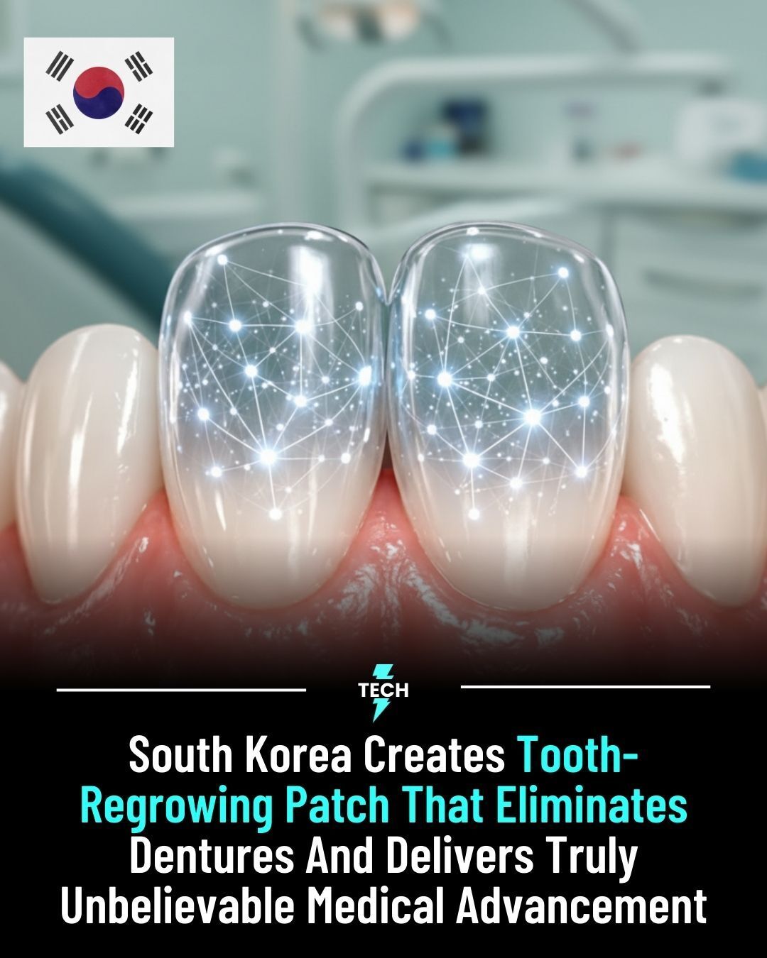 Technologia - Patch That regrows Teeth Scientists in South Korea have ...