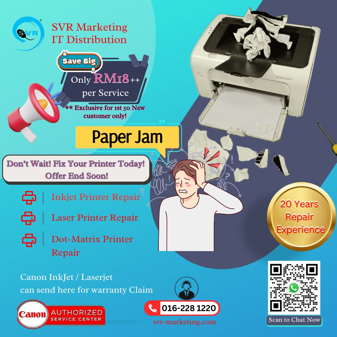 SVR - 📢 𝐓𝐢𝐫𝐞𝐝 𝐨𝐟 𝐏𝐫𝐢𝐧𝐭𝐞𝐫 𝐏𝐫𝐨𝐛𝐥𝐞𝐦𝐬? 𝐖𝐞'𝐯𝐞 𝐆𝐨𝐭 𝐘𝐨𝐮 𝐂𝐨𝐯𝐞𝐫𝐞𝐝! Paper jams ...