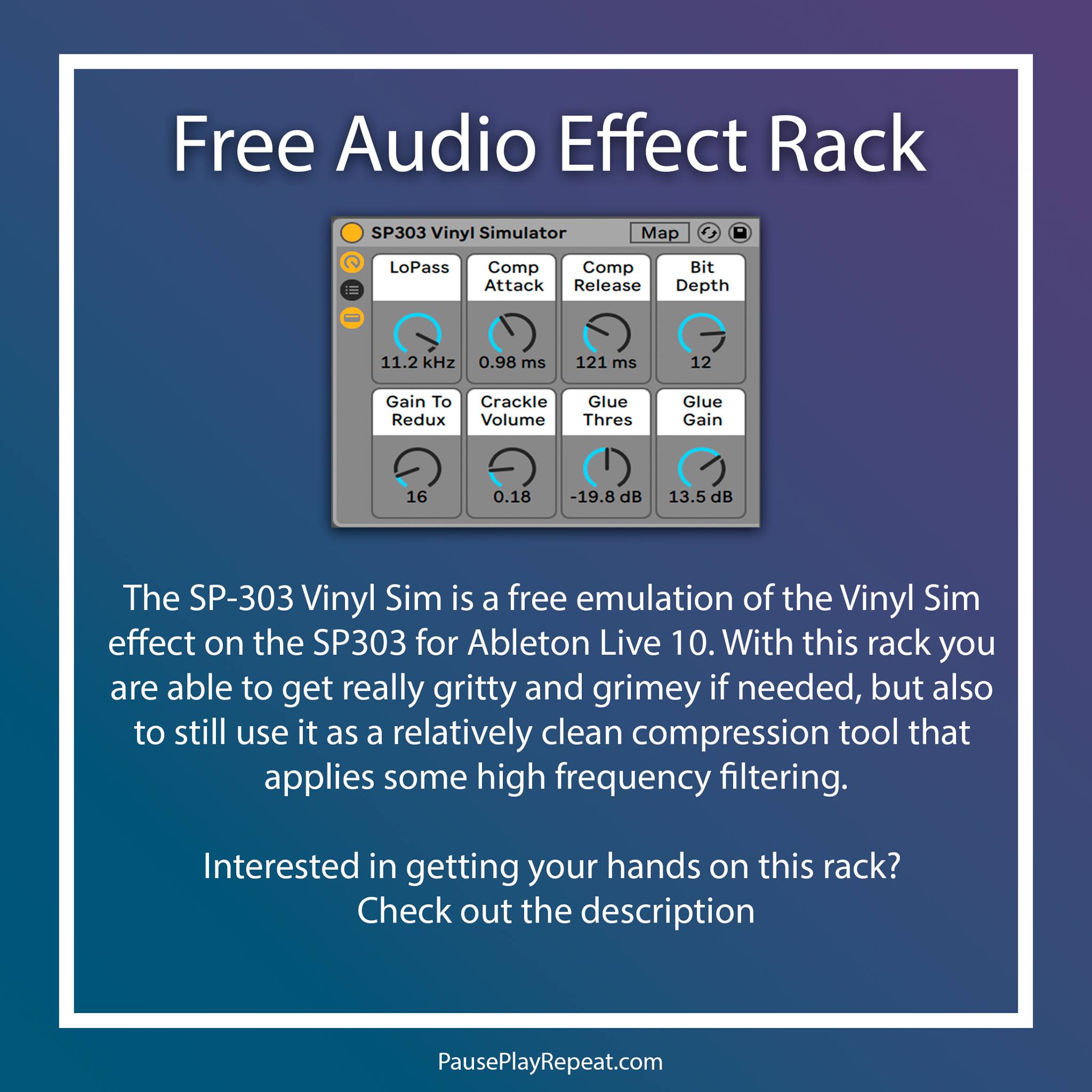 🔔 Free SP-303 Vinyl Simulator... - Pauseplayrepeat.com | Facebook