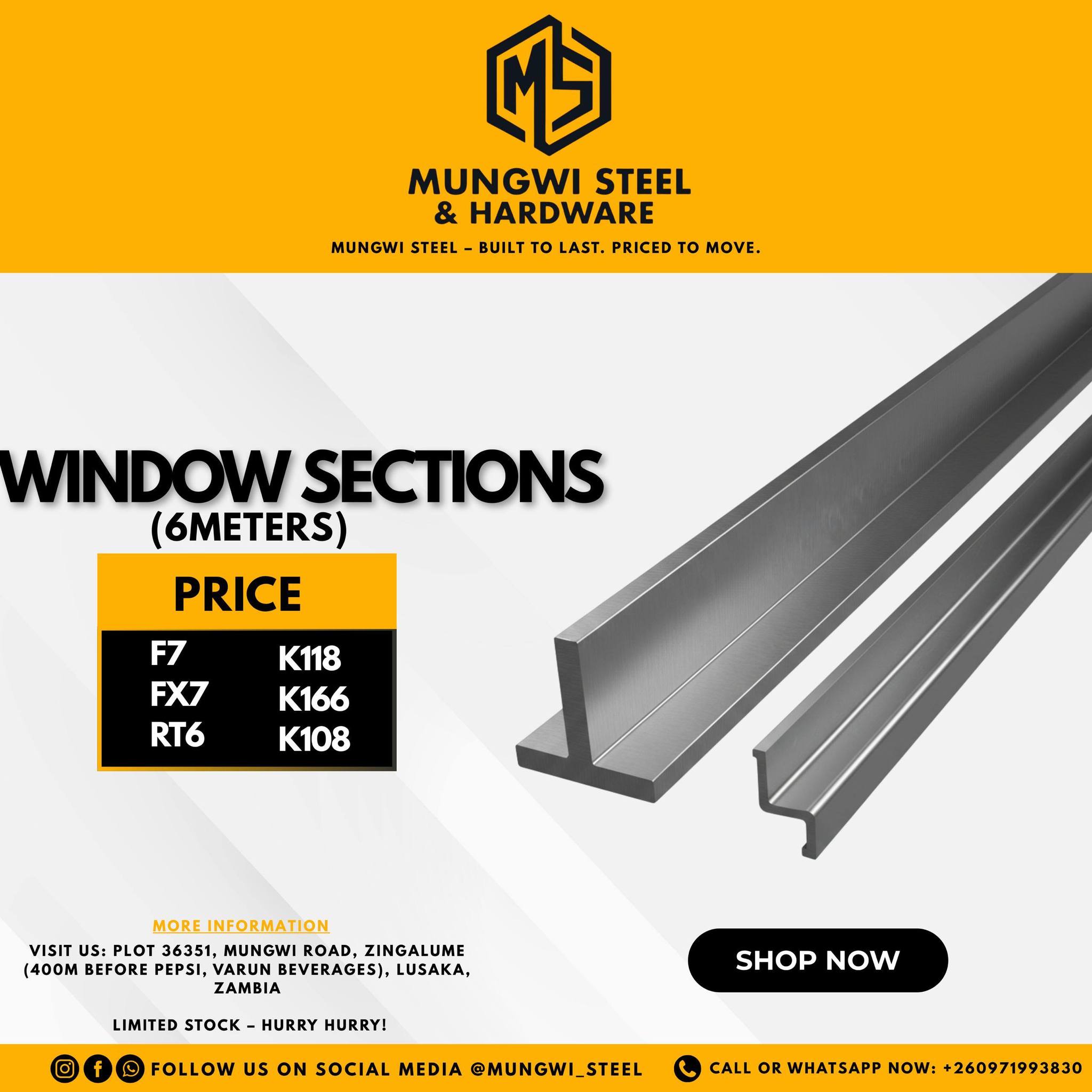 Mungwi Steel - 🔥 BUILD STRONG WITH MUNGWI STEEL! 🔥 Looking... | Facebook