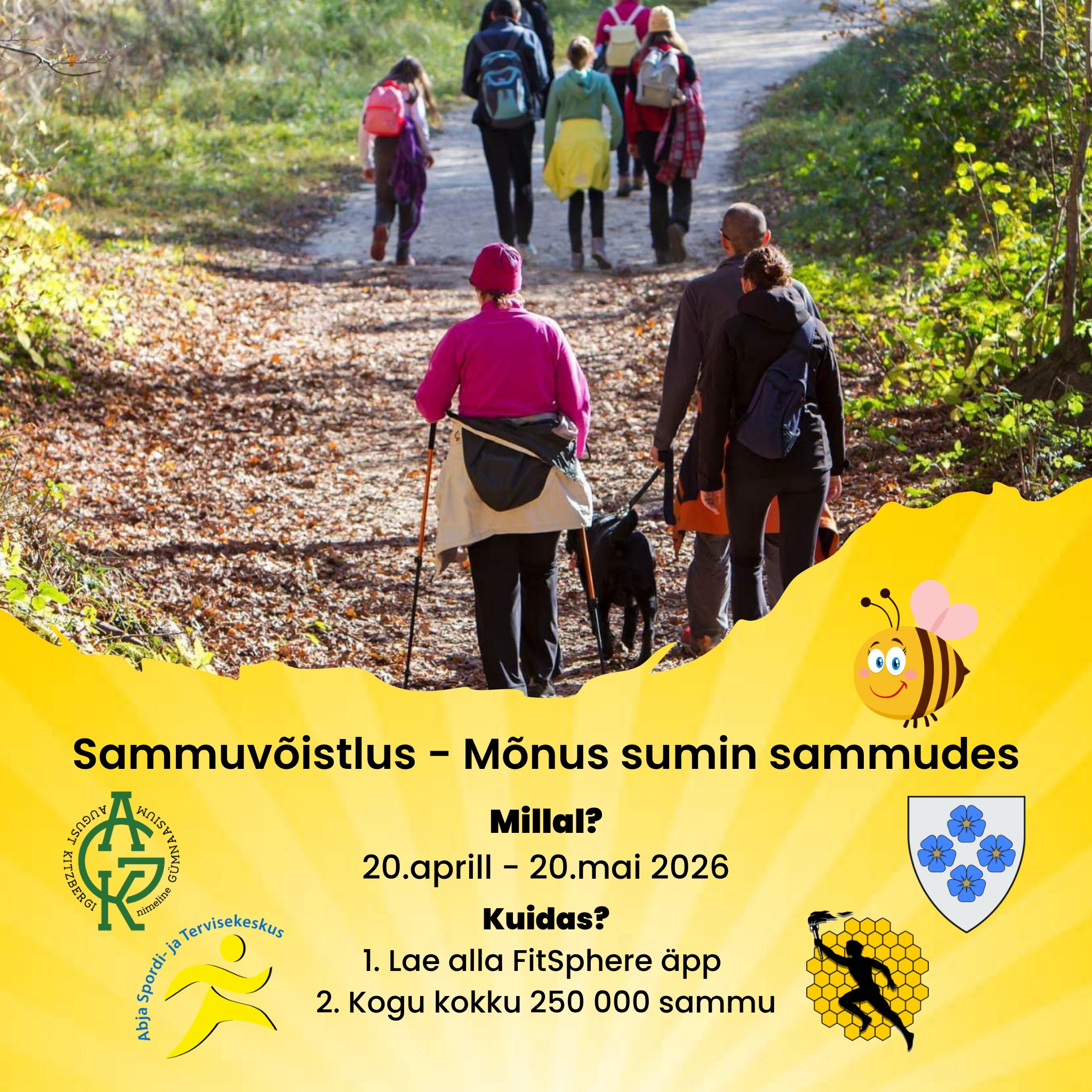 Mulgi valla kevadine sammuvõistlus - Mõnus sumin sammudes