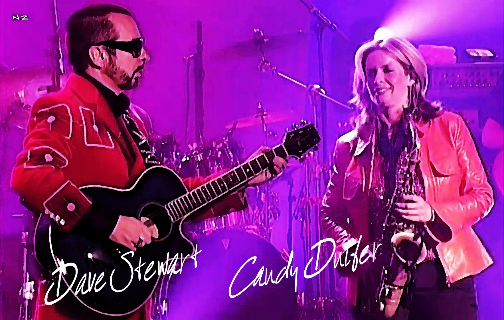 Candy Dulpher and David Stewart