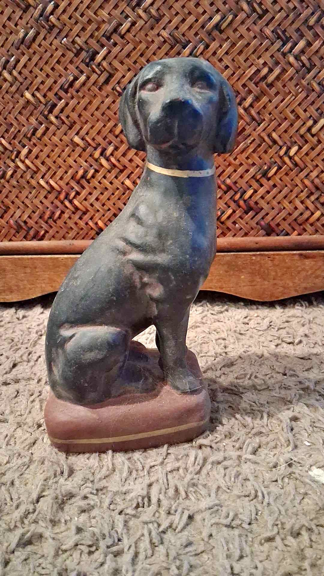 Black Labrador Retriever Dog Heavy Resin Paperweight - Sculptures ...