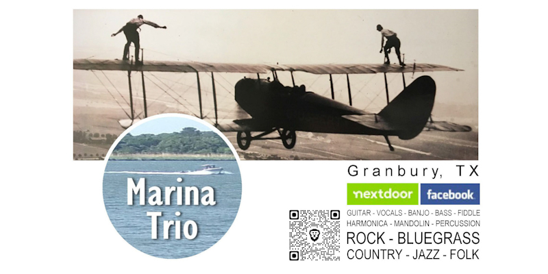 MARINA TRIO at the 2025 Pecan Plantation Fly-In & Car Show, SAT 9/27 ...