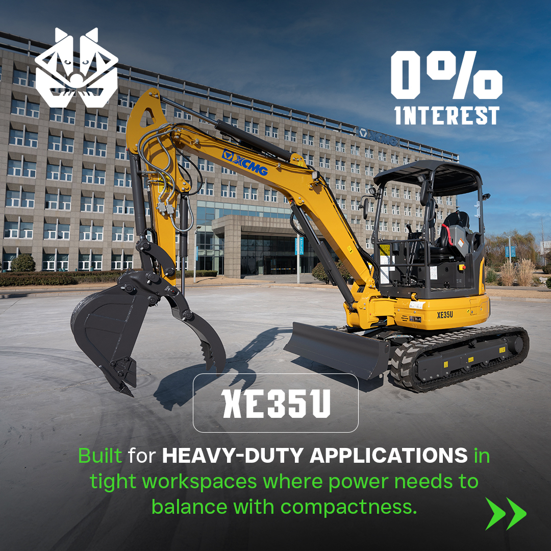 ReadyDig - A 4.5-ton excavator, the XE35U is designed for...
