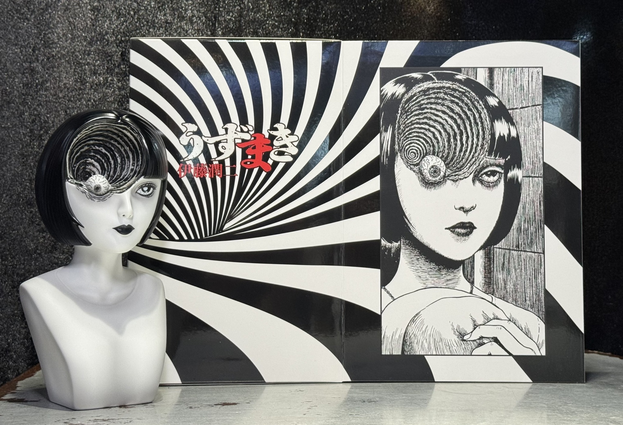 Unbox Industries x 伊藤潤二 Supersize Bust 系列 Uzumaki (漩渦