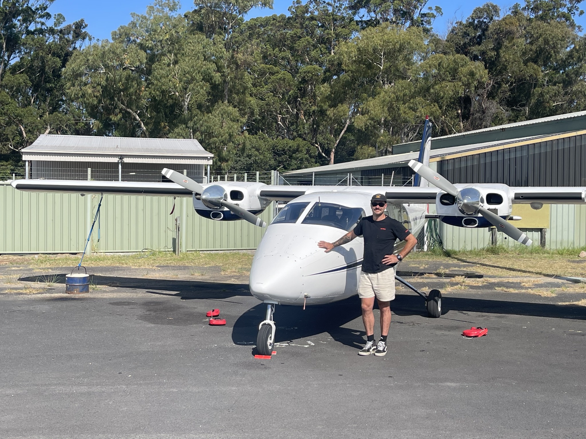 Merit - Well done Todd Clifford who passed his Multi Engine Class ...
