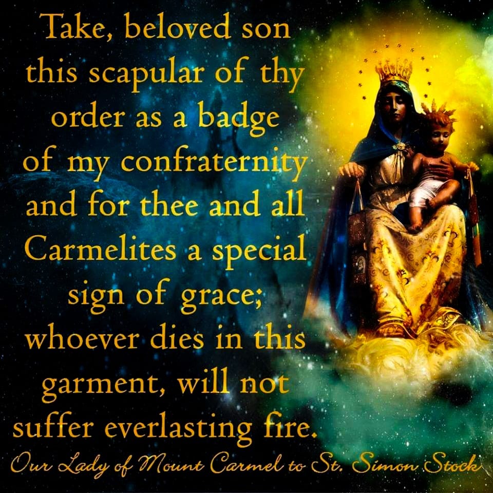 The Divine - ️ 𝗛𝗮𝗽𝗽𝘆 𝗙𝗲𝗮𝘀𝘁 𝗼𝗳 𝗢𝘂𝗿 𝗟𝗮𝗱𝘆 𝗼𝗳 𝗠𝗼𝘂𝗻𝘁 𝗖𝗮𝗿𝗺𝗲𝗹 ️ 𝗣𝗿𝗼𝗺𝗶𝘀𝗲𝘀 𝗼𝗳 ...