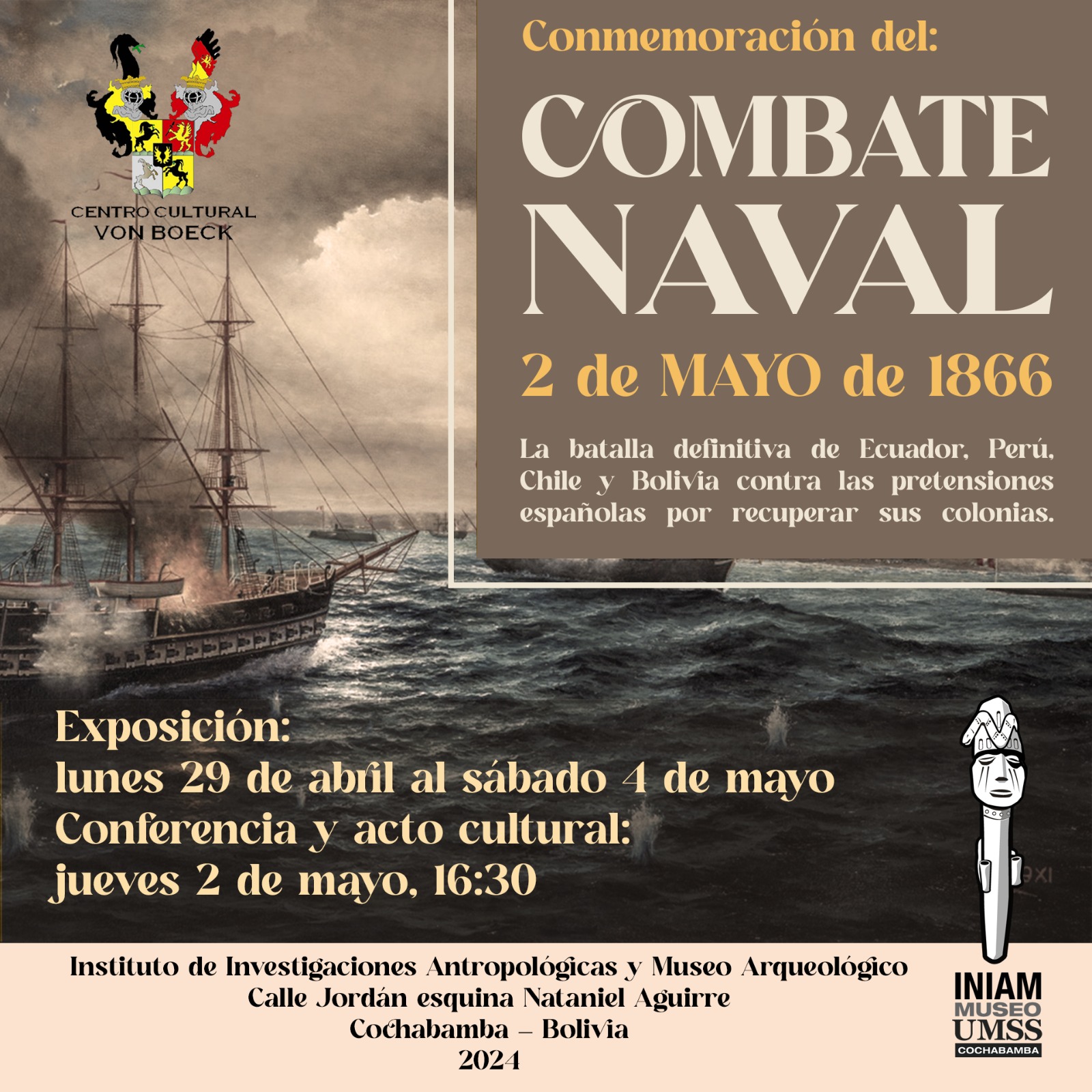 El Centro Cultural Eugene... - INIAM Museo Arqueológico UMSS | Facebook