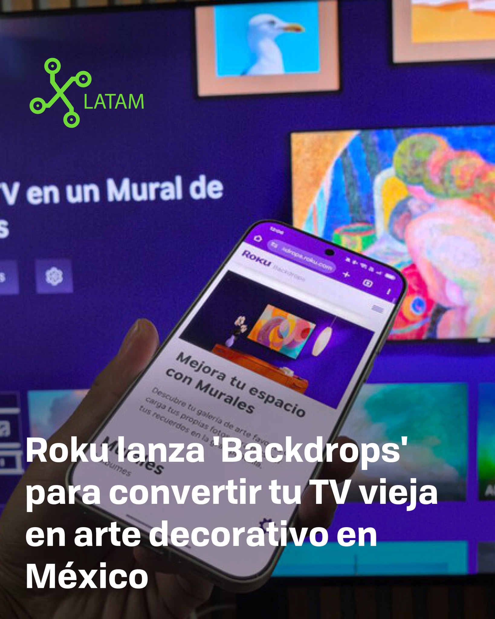 Xataka - Roku lanza Backdrops en México, transformando tu TV en una ...