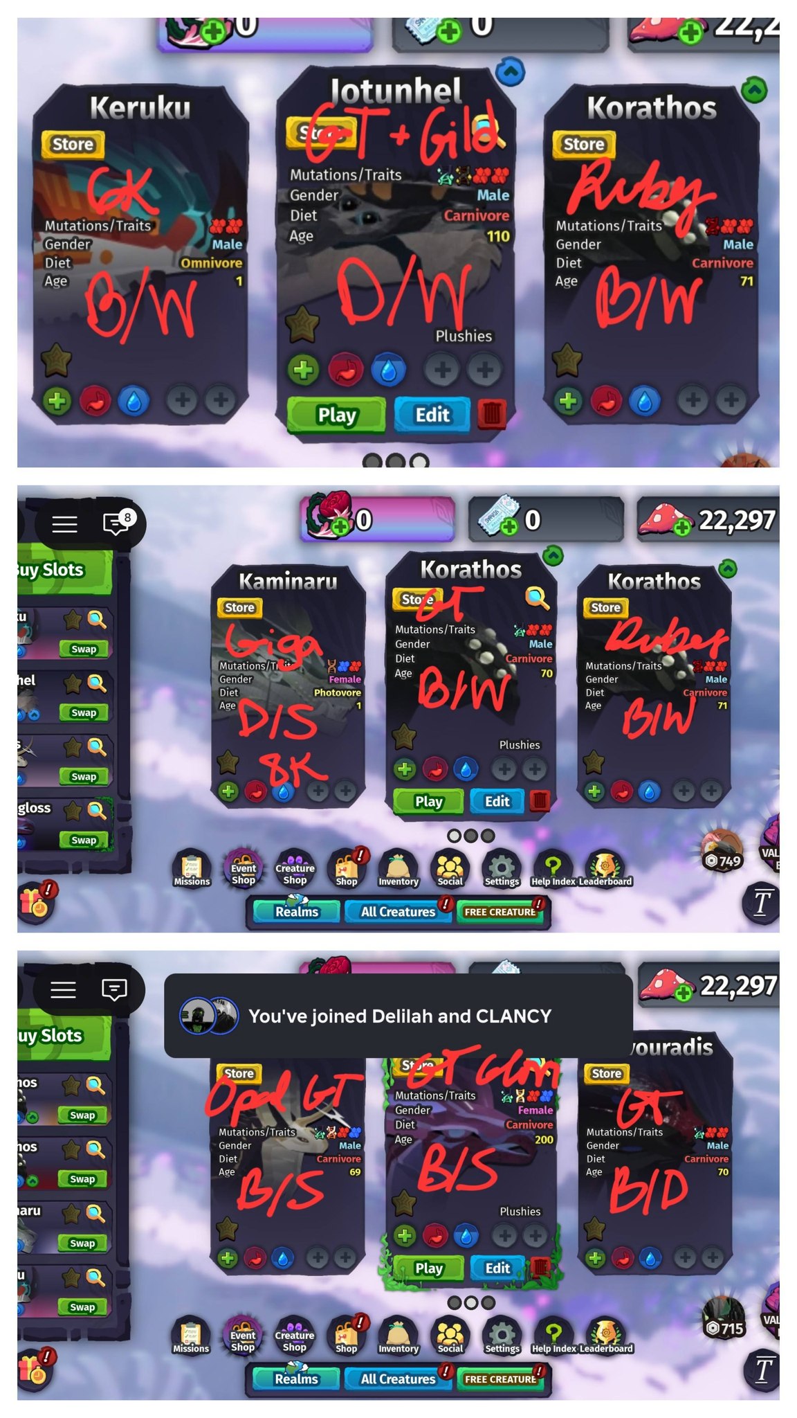 Selling auction d3 w3 headless shadow ethera