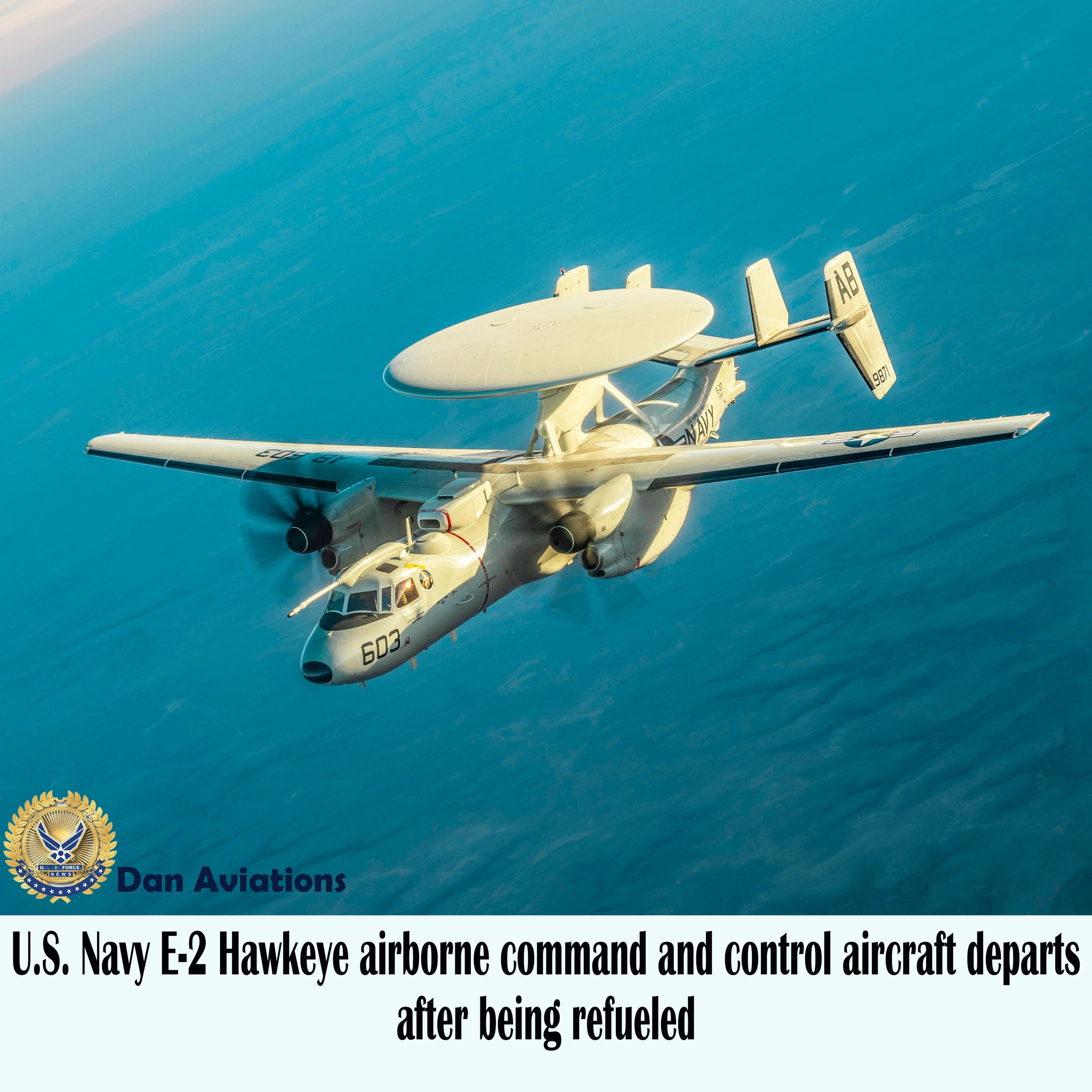E-2D Hawkeye with kill markings from Gray Flag 2025