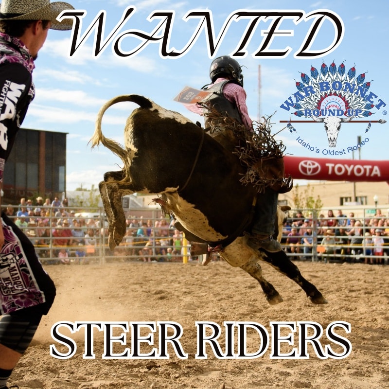 ‼️Steer... - Idaho's Oldest Rodeo - The War Bonnet Round Up