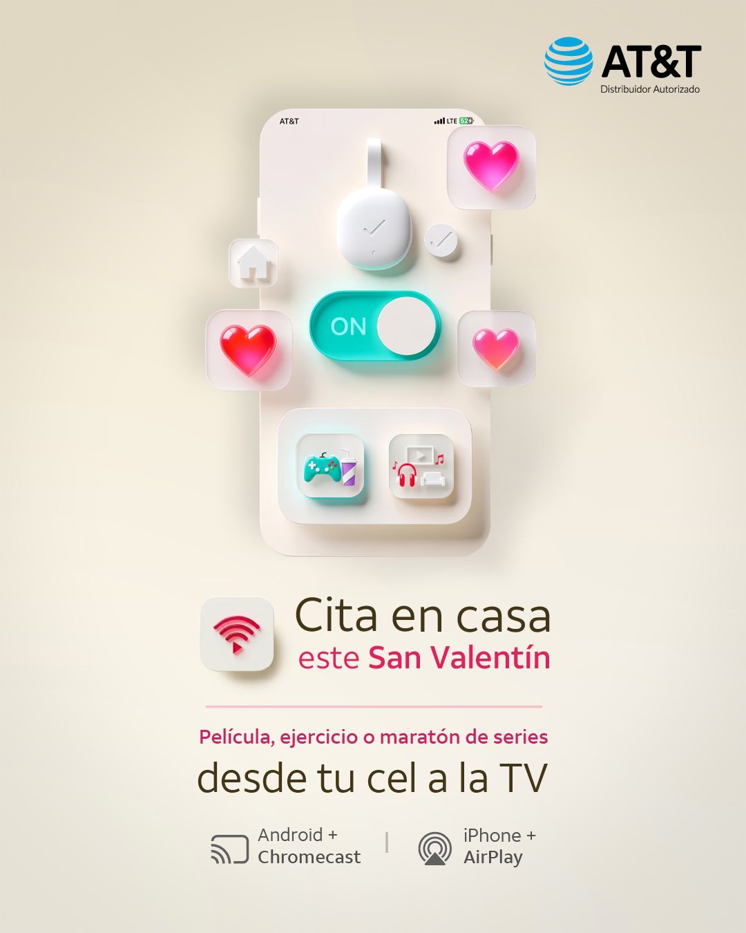 ATTvip MX - 💙 Este San Valentín, el plan se queda en casa... | Facebook