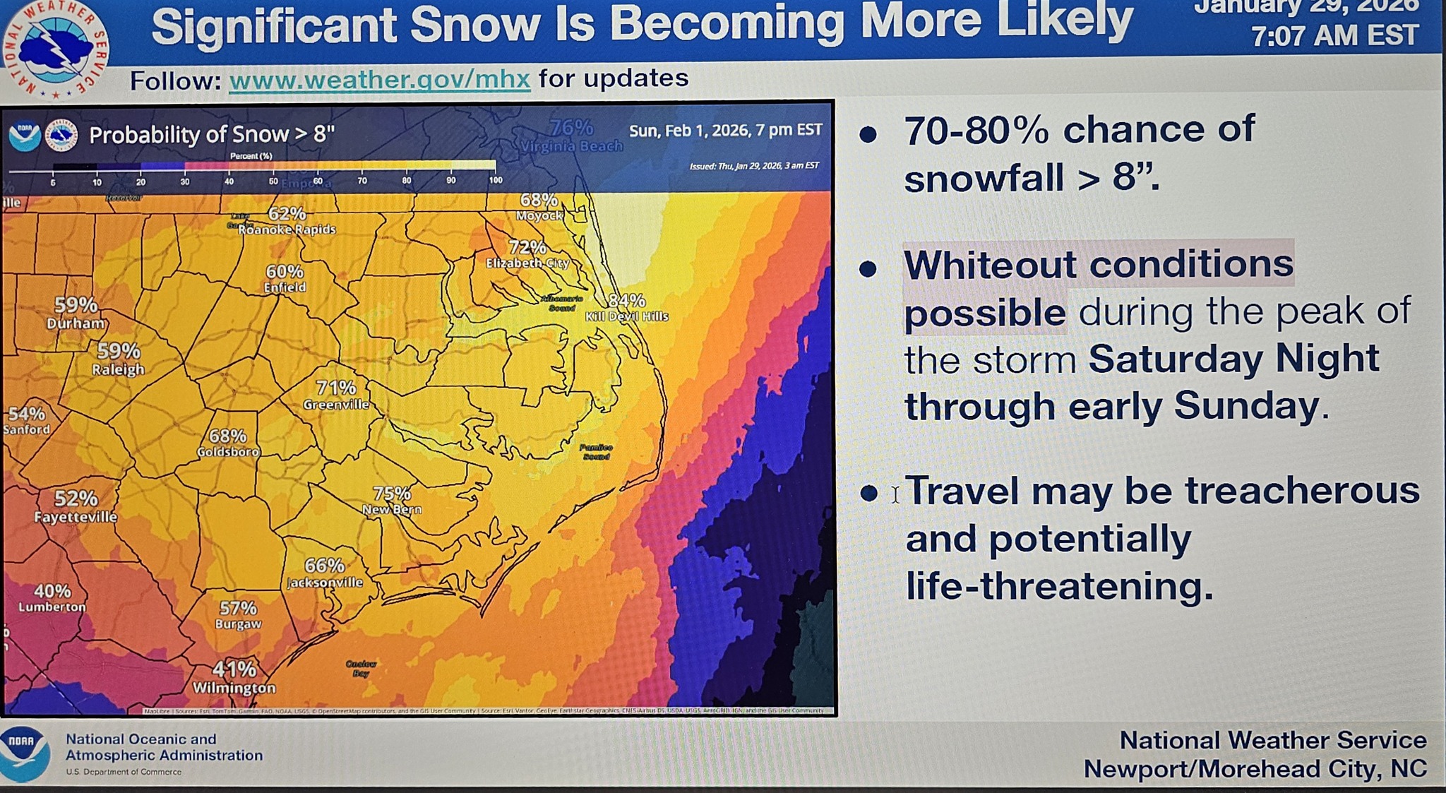 🚨 WINTER STORM PREPARATION NOTICE... - Roper Vol. Fire Dept. | Facebook