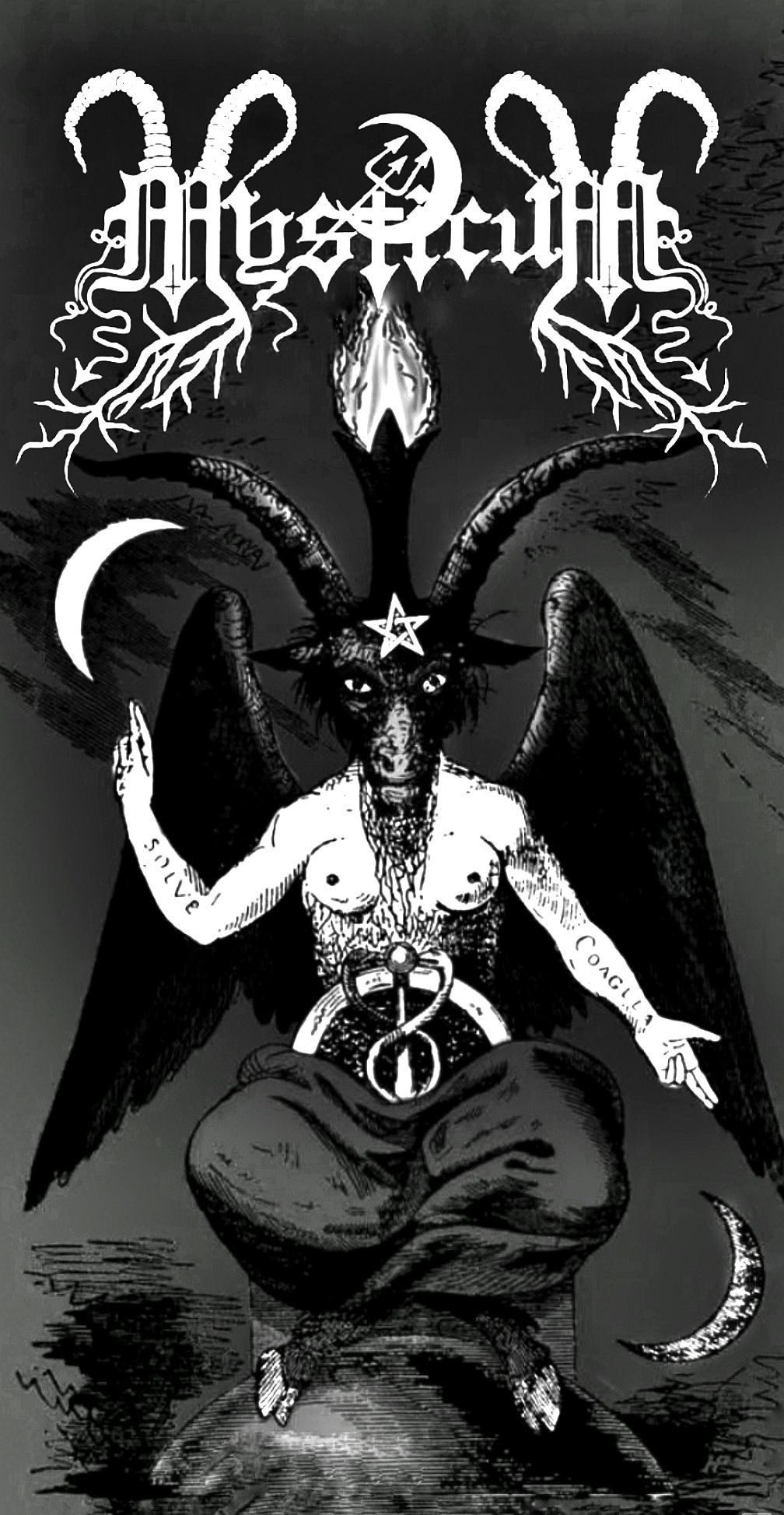 Mysticum's industrial black metal music