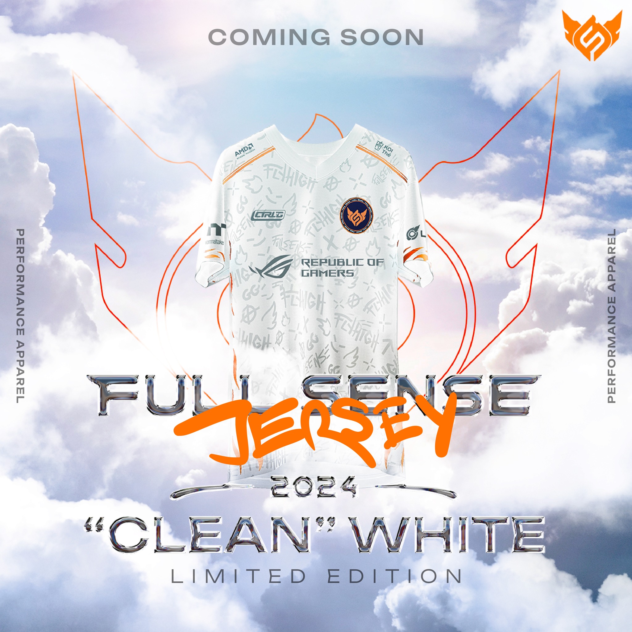 FULL - FULL SENSE JERSEY PERFORMANCE APPAREL 2024 : “CLEAN” WHITE ...