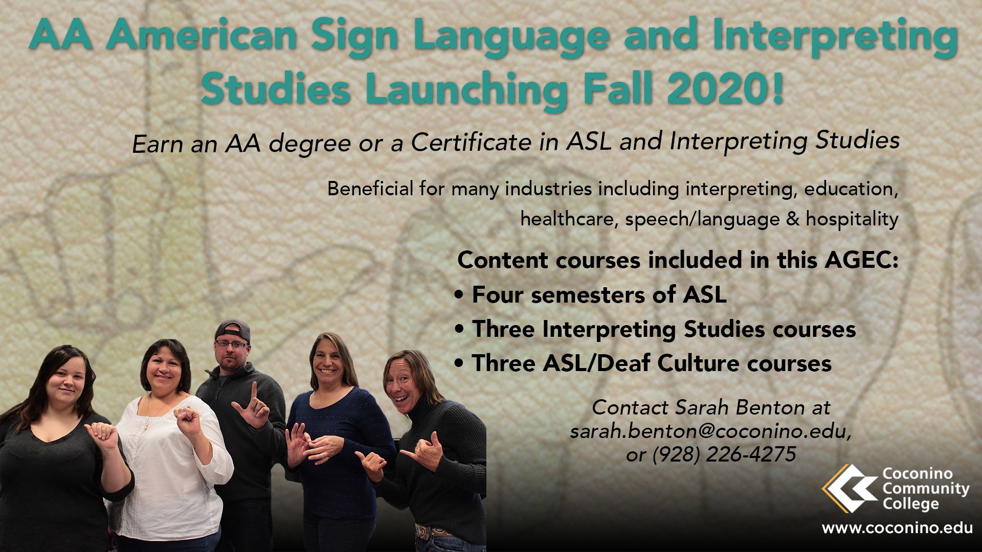 American Sign Language & Interpreting Studies at CCC