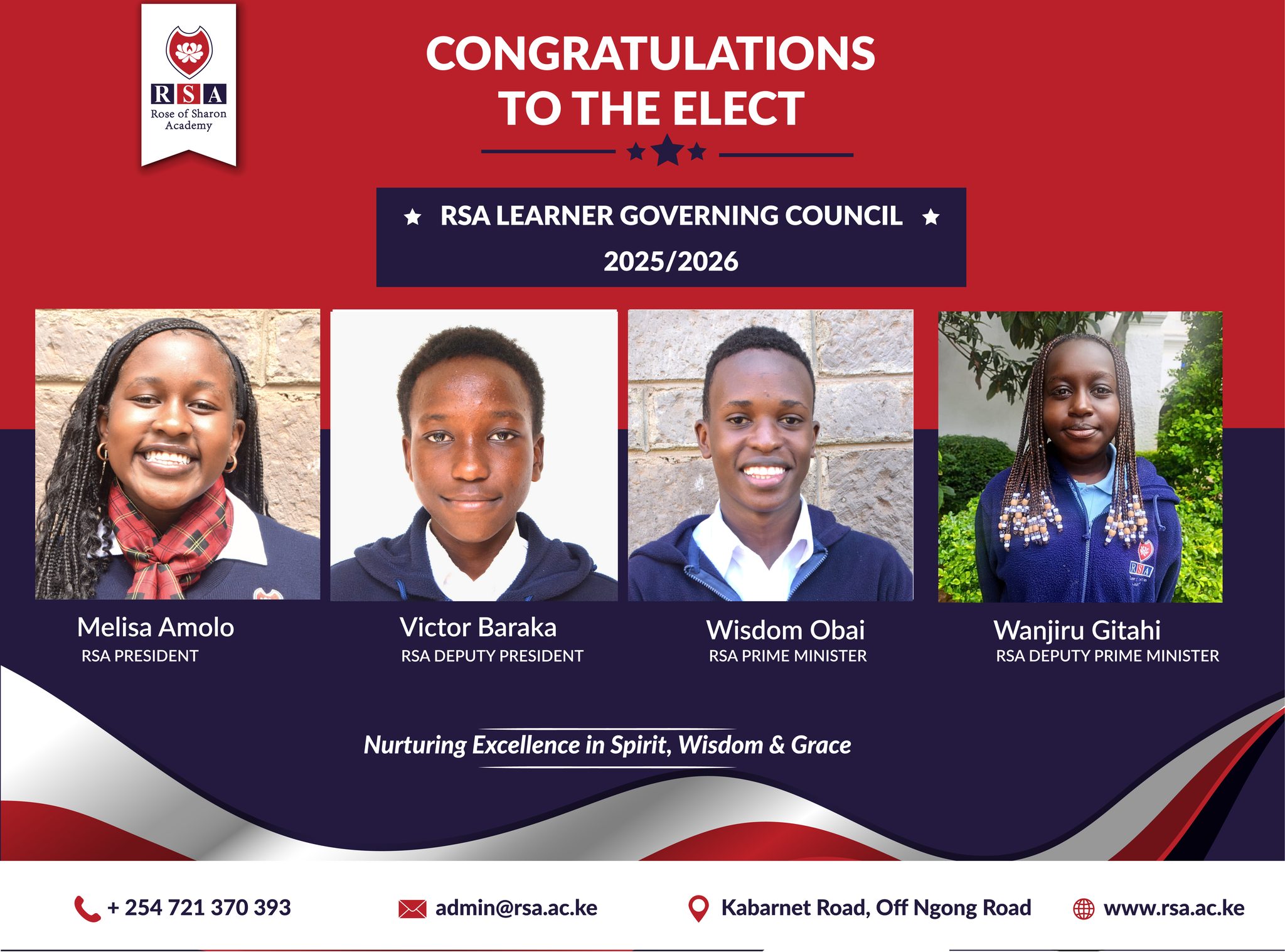 Rose - A huge congratulations to our newly elected DPM- Wanjiru Gitahi ...
