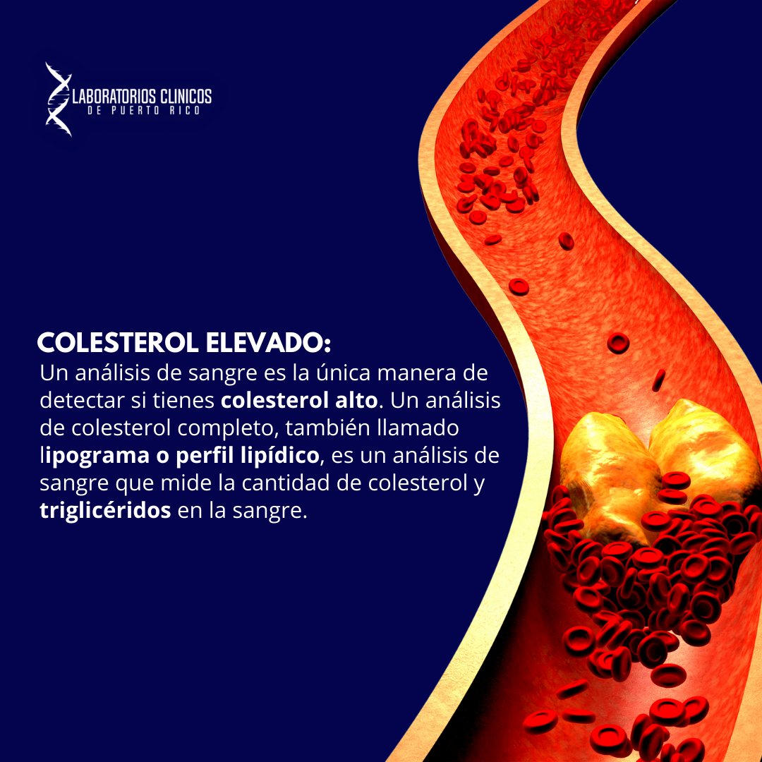 🤍 El colesterol alto es... - Laboratorio Clínico Los Colobos | Facebook