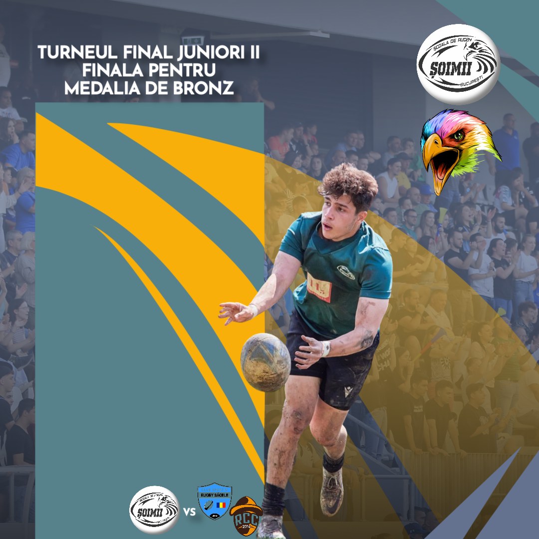 Rugby - 𝑱𝑼𝑵𝑰𝑶𝑹𝑰 𝑰𝑰 - 𝘍𝘐𝘕𝘈𝘓𝘈 𝘔𝘌𝘋𝘈𝘓𝘐𝘌𝘐 𝘋𝘌 𝘉𝘙𝘖𝘕𝘡 🥉 ACS Șoimii - CS Dinamo ...