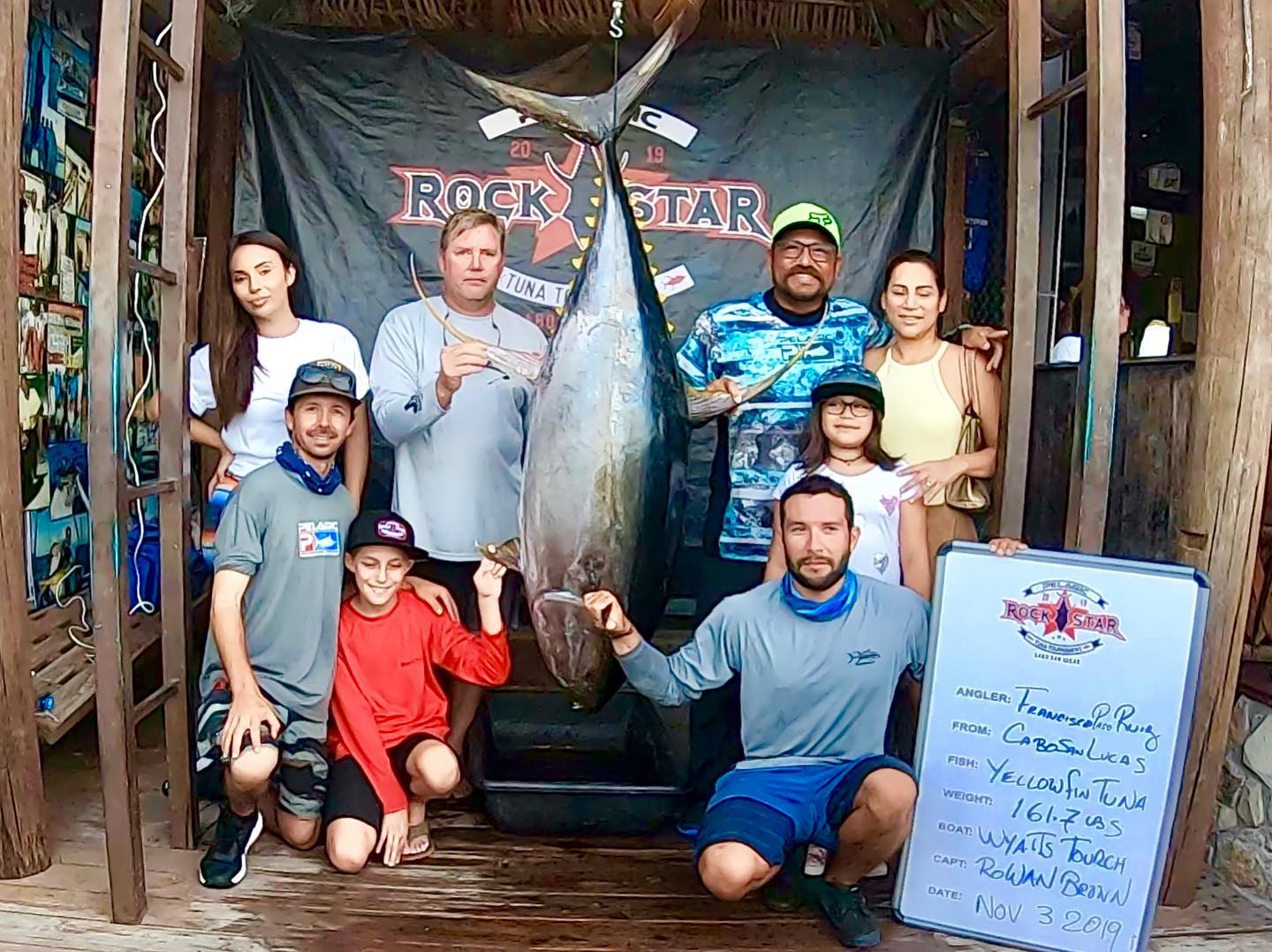 No - What an epic tournament! Was on a beautiful 37ft go fast center ...