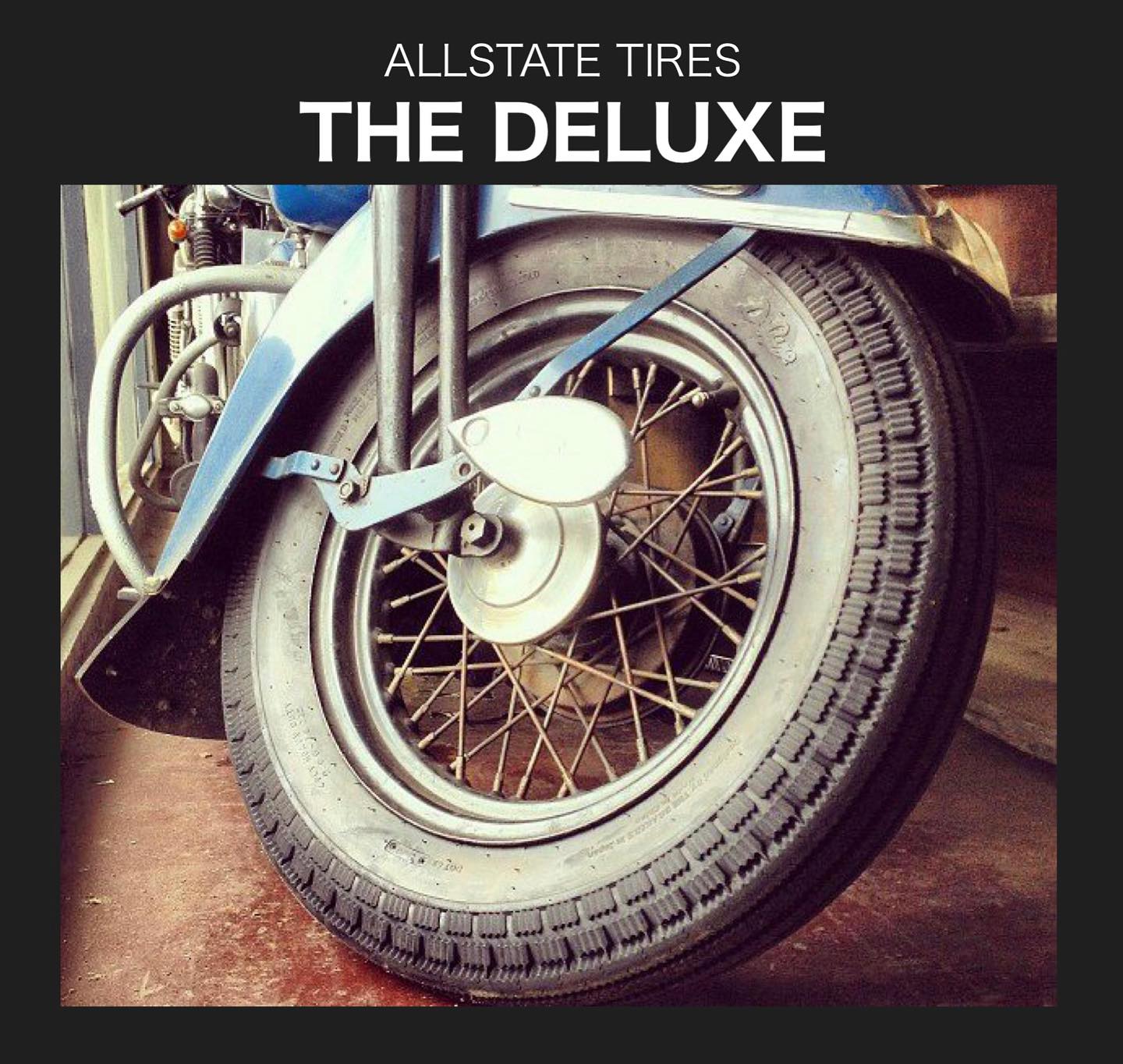 Allstate - ALLSTATE TIRES tire [THE DELUXE] From the 1940s ~ mid 