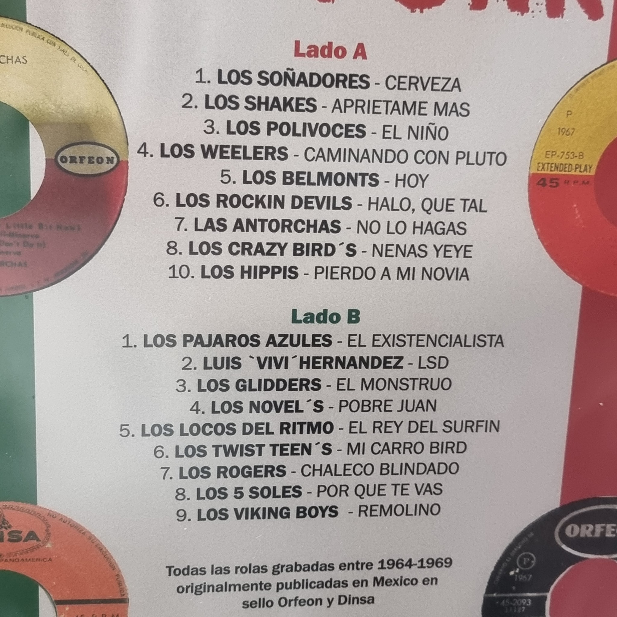 Explosivo 60's Punk is a compilation album of 1960s garage rock
