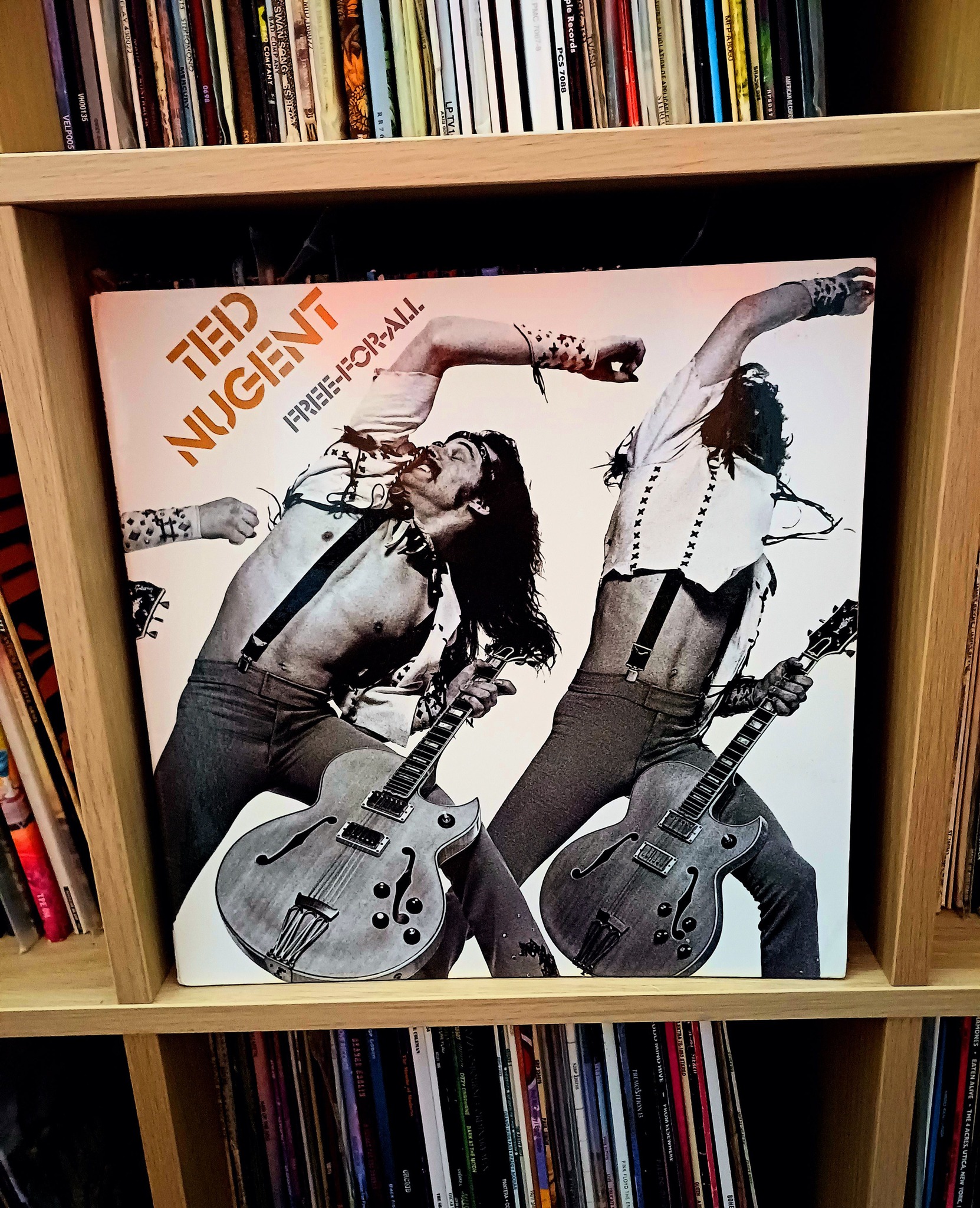 Meat Loaf's vocals on Ted Nugent's Free for All