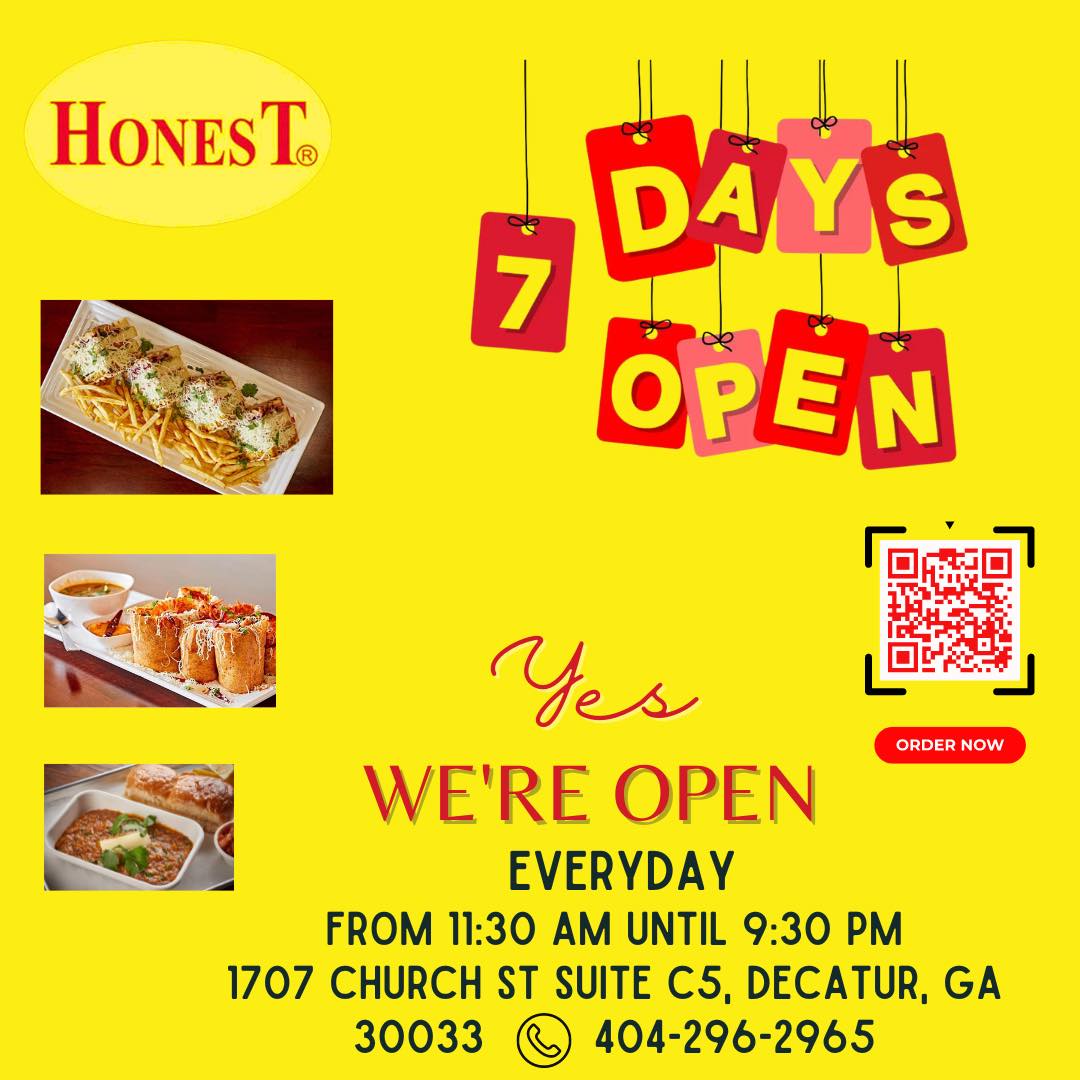 Honest Restaurant - Decatur, Ga | Decatur GA