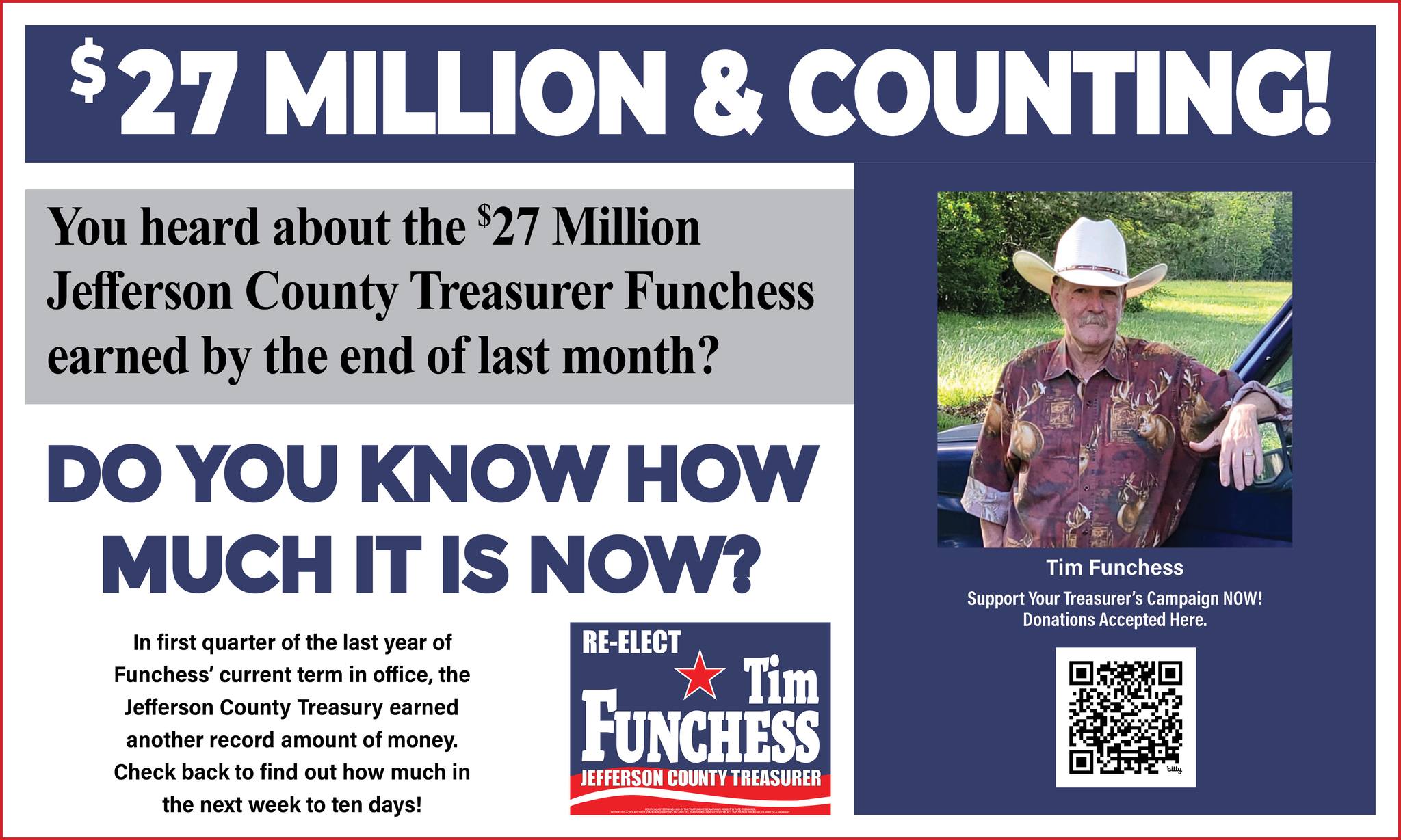 Tim Funchess for Jefferson County Treasurer