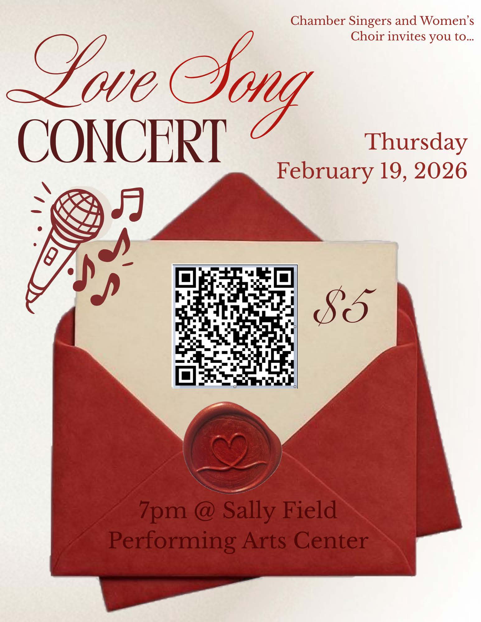 Bcchspatriots - THE LOVE SONG CONCERT Thursday, February 19, 2026 at 7 ...