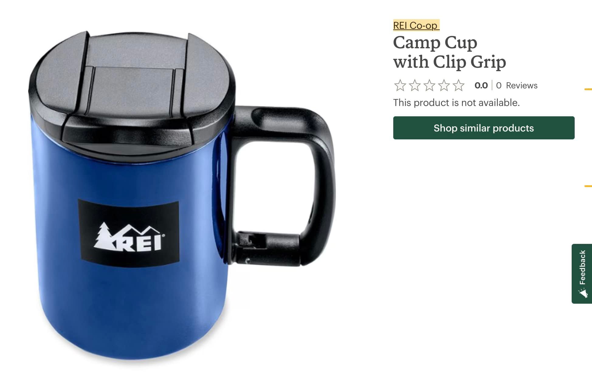 Where to find REI Co-op camp cup with clip grip