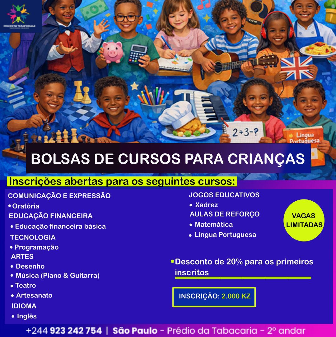 🎒 𝐁𝐎𝐋𝐒𝐀𝐒 𝐃𝐄 𝐂𝐔𝐑𝐒𝐎𝐒 𝐏𝐀𝐑𝐀 𝐂𝐑𝐈𝐀𝐍Ç𝐀𝐒... - Projecto Transformar | Facebook