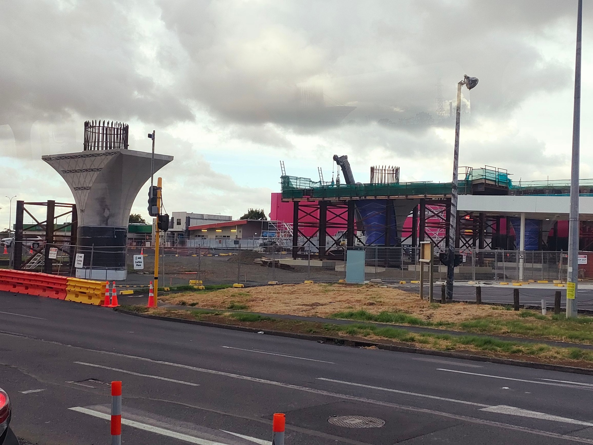 Panmure Remember When | Reeves Road Flyover under construction, as seen ...