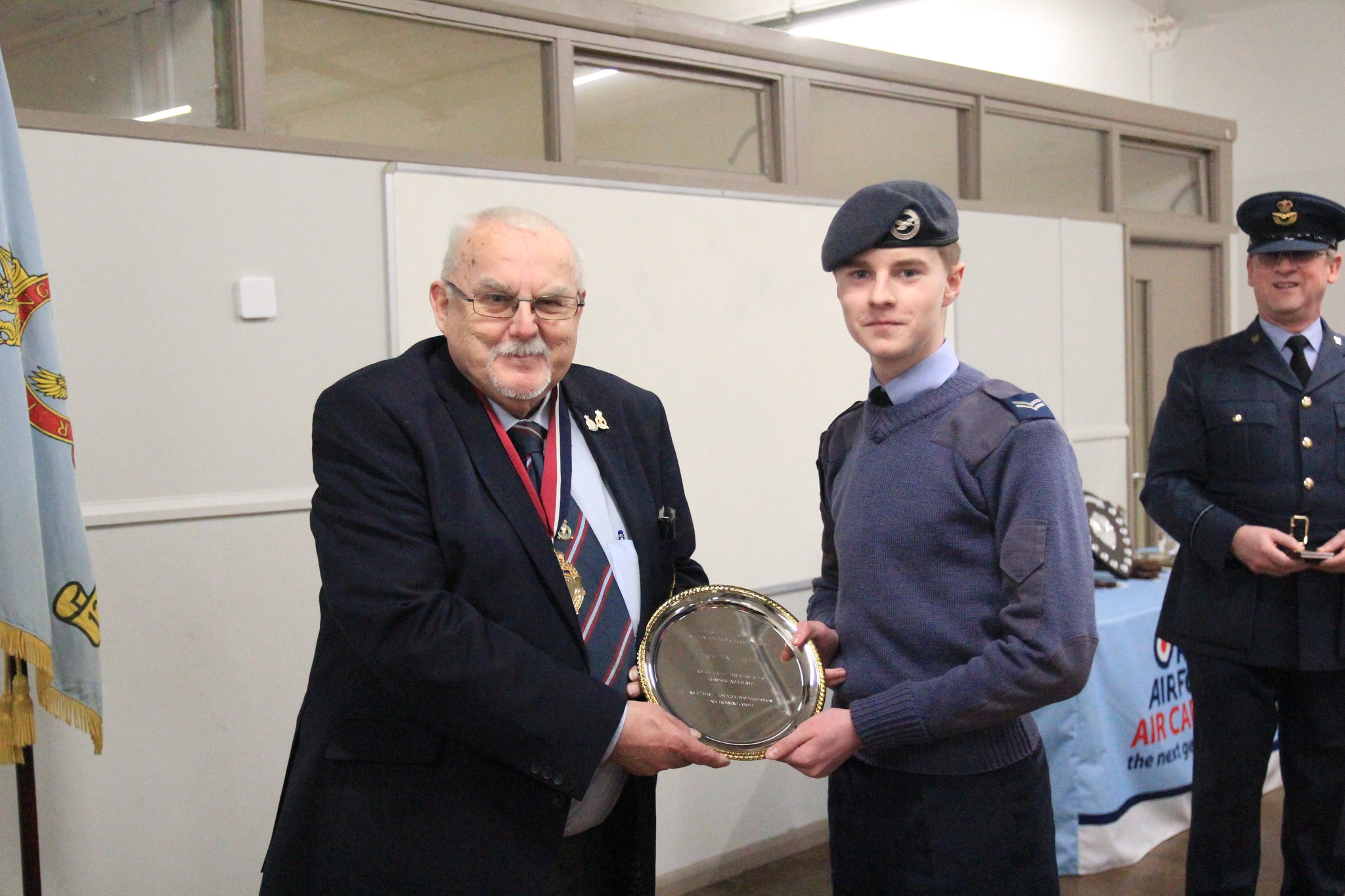 1279 (Melton Mowbray) ATC Sqn - Cadet Corporal Joe Roper gets presented ...
