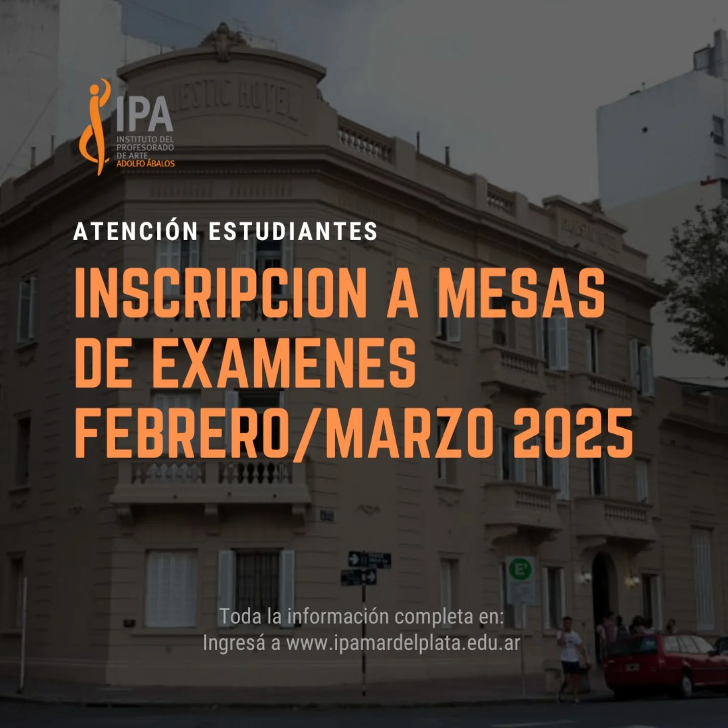 Instituto del Profesorado de Arte "Adolfo Ábalos" - 📢 ¡Atención ...