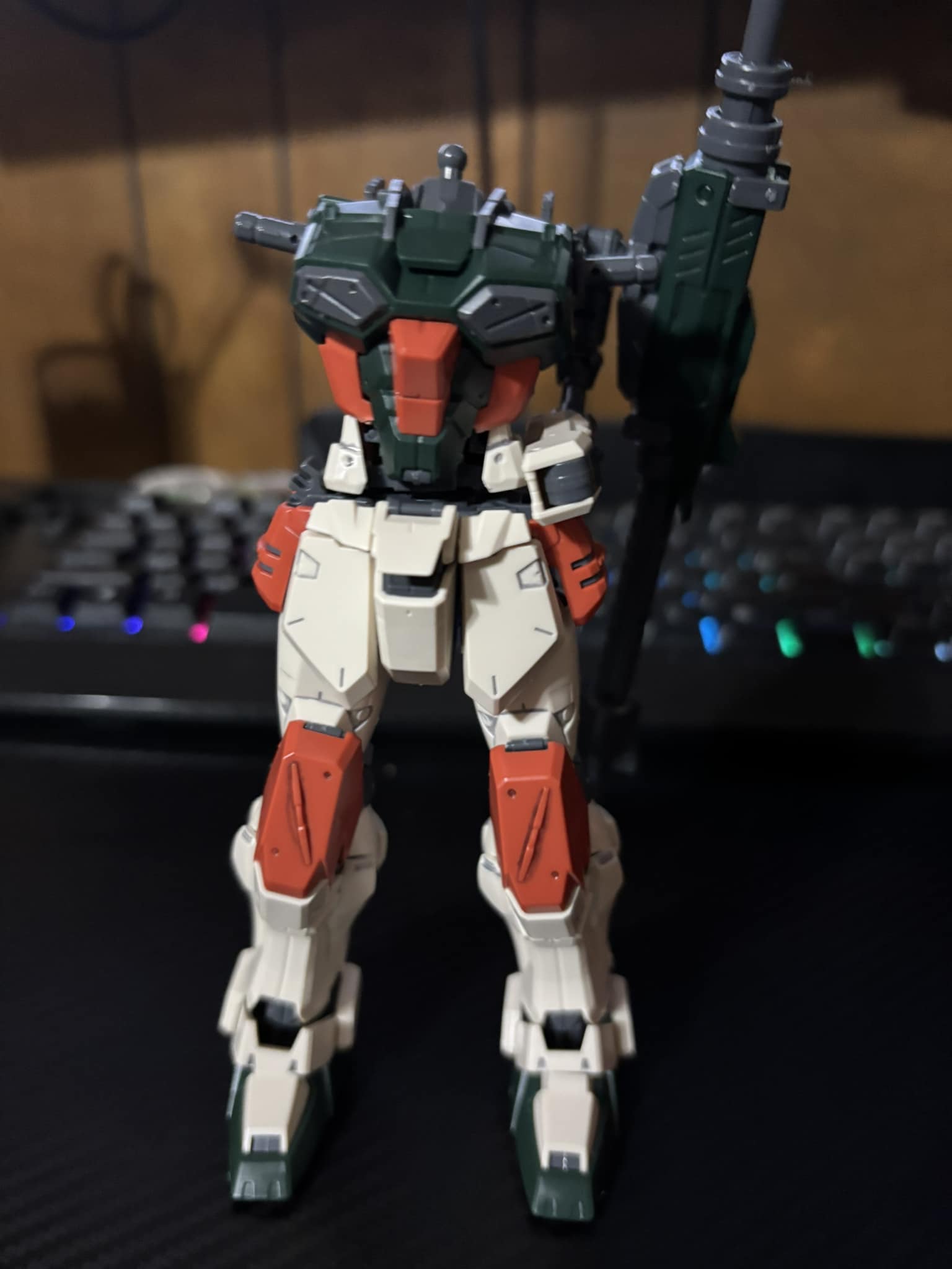 my Poison Toys Hurricane 1/72 scale metal build Buster Gundam from