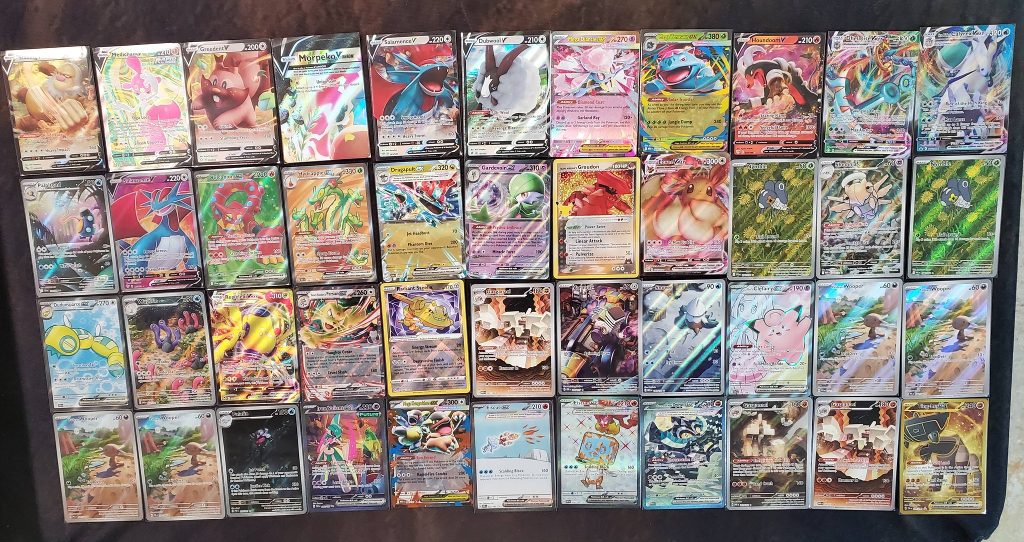 massive pokemon card collection 5 Oversized Jumbo Cards in TOP LOADERS! EX GX Legendary Full Art Untapped Games : Toys & Games Massive Pokmon card bundle up