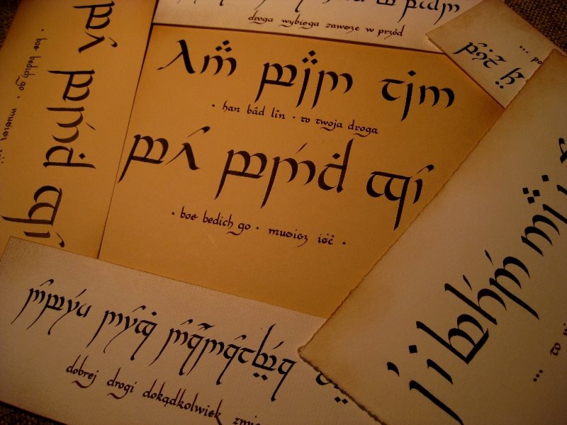 The Tengwar workshops and Galadhorn's... - Gwaith-i-Phethain