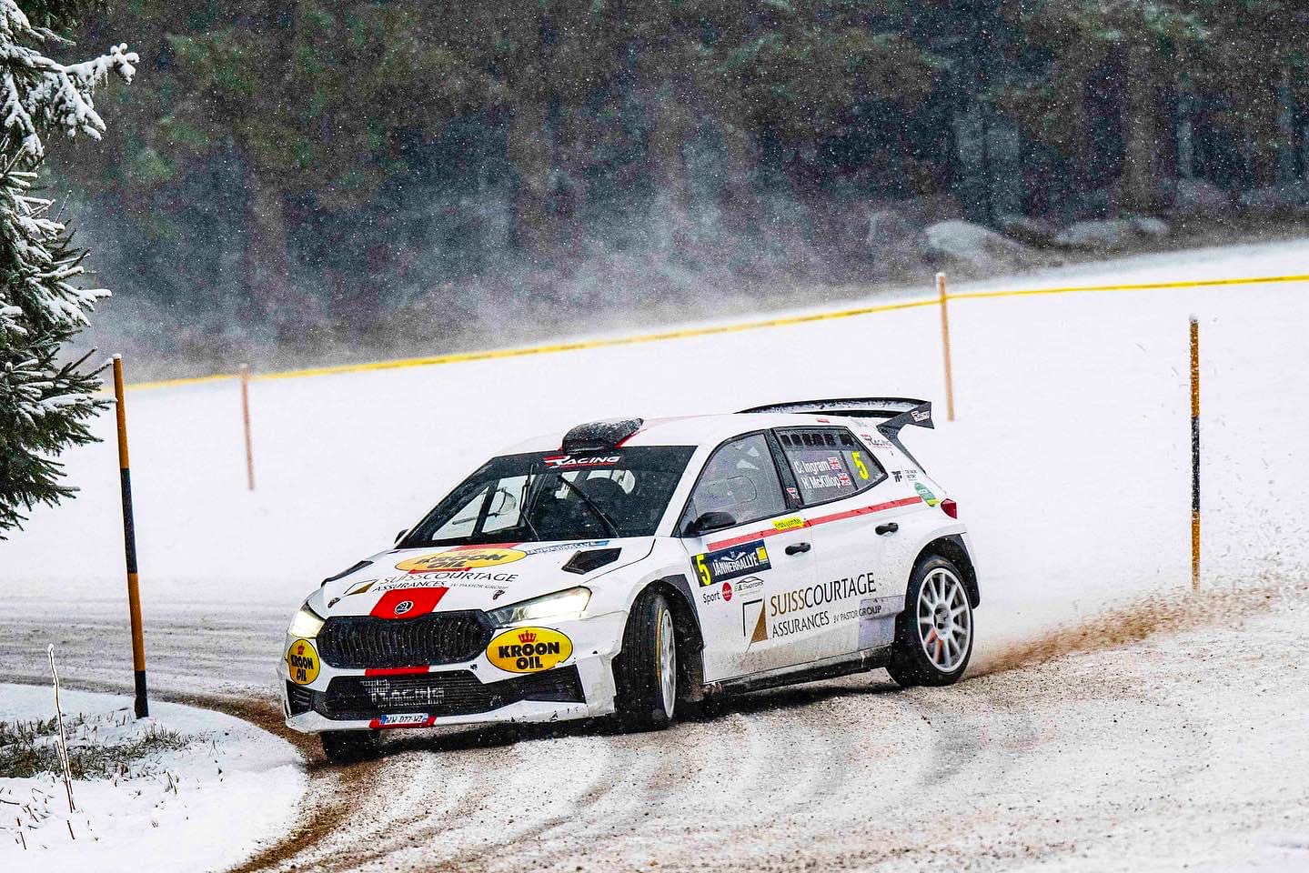 Chris - First rally of the season Amazing preparation for Rallye Monte ...
