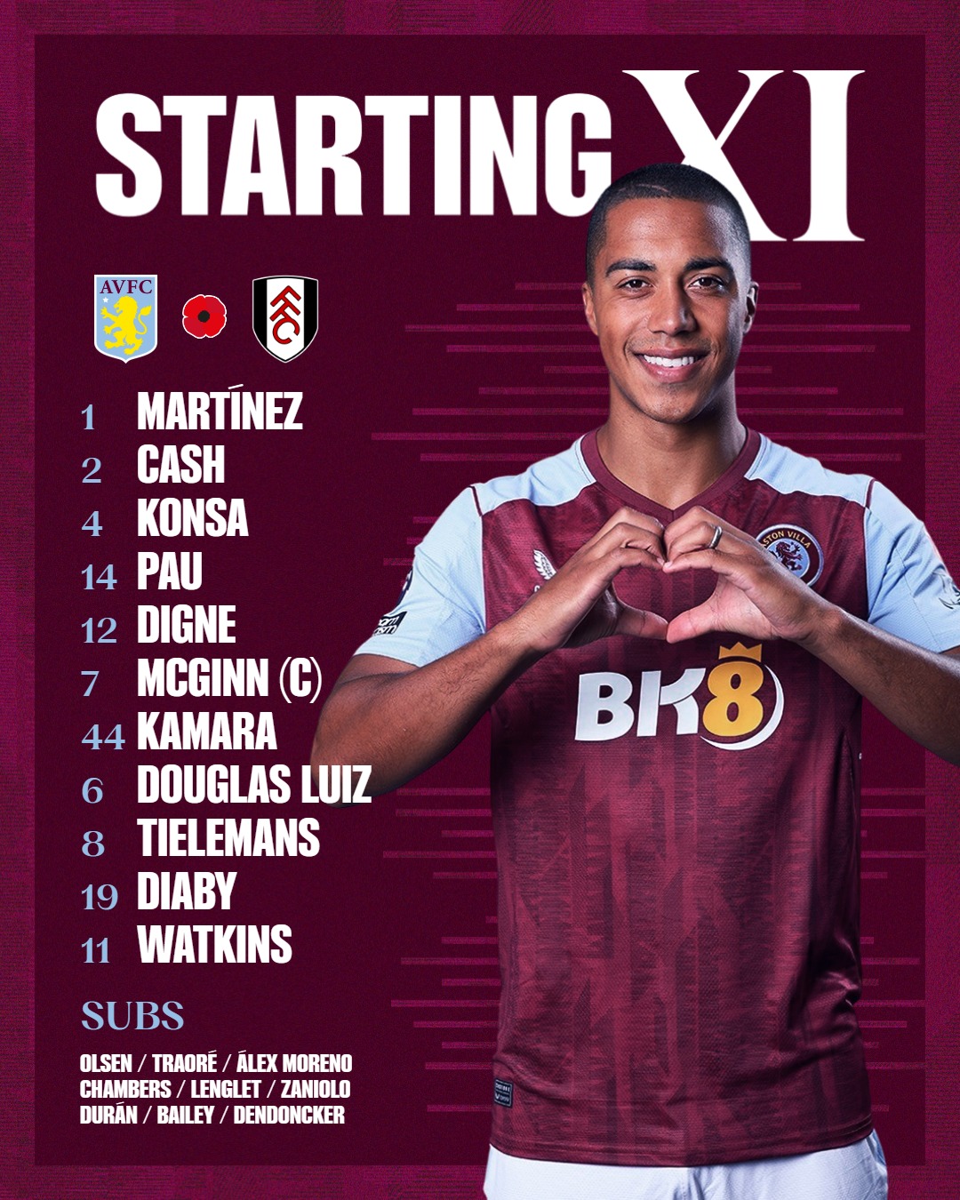 Introducing your Aston Villa team! 👊