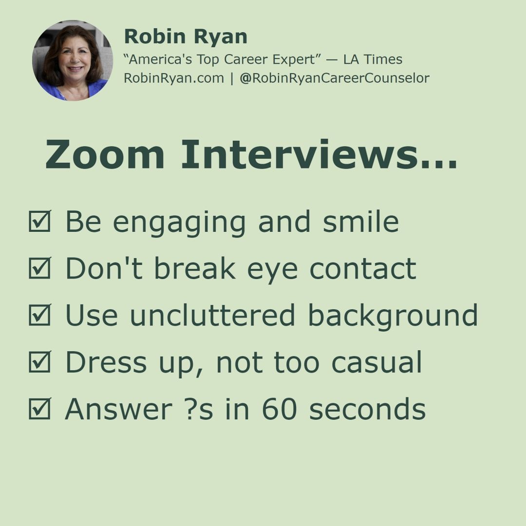 Robin Ryan, Career Counselor, Forbes Columnist, #1 WSJ Bestselling Author