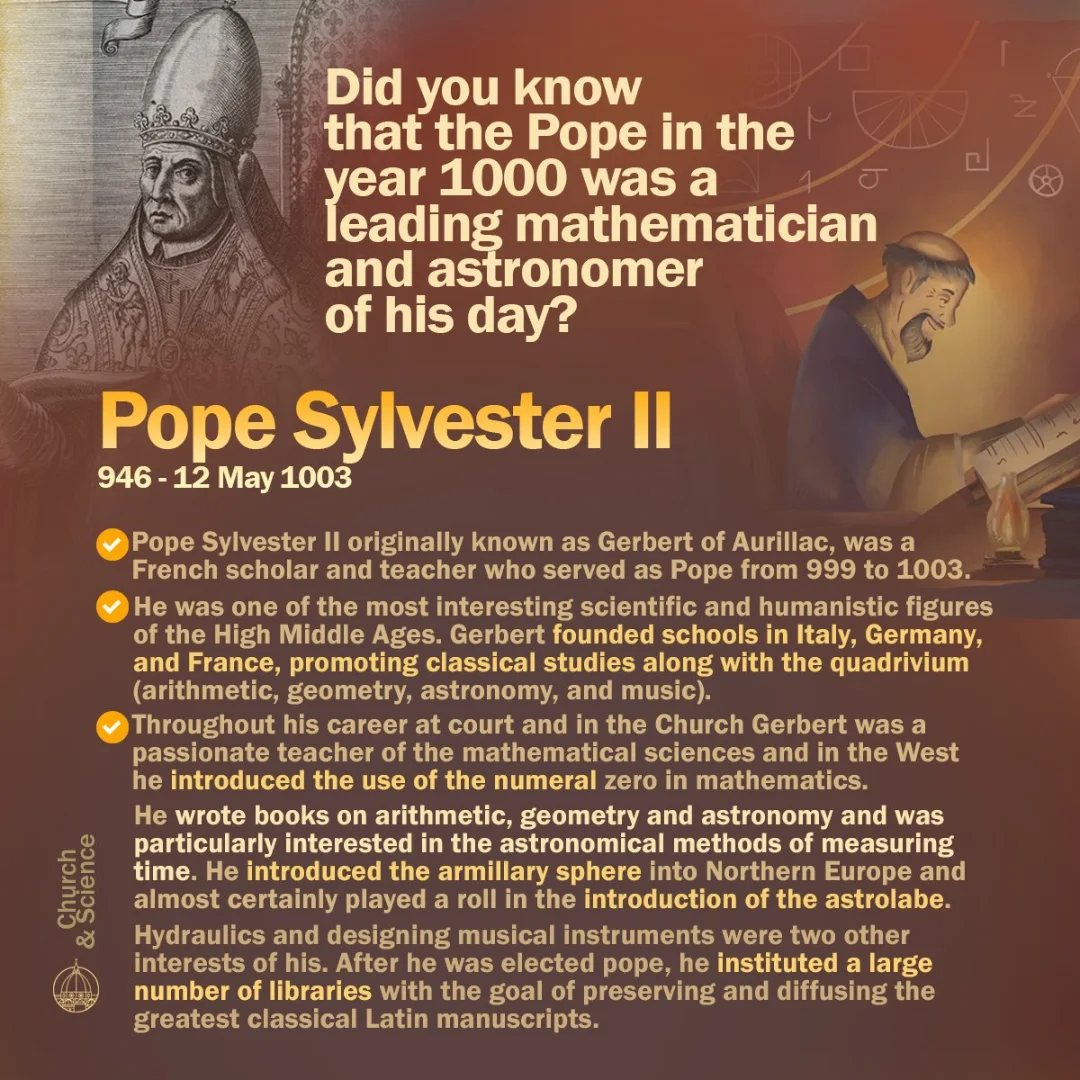 Church - Did you know that the Pope in the year 1000 was a leading ...
