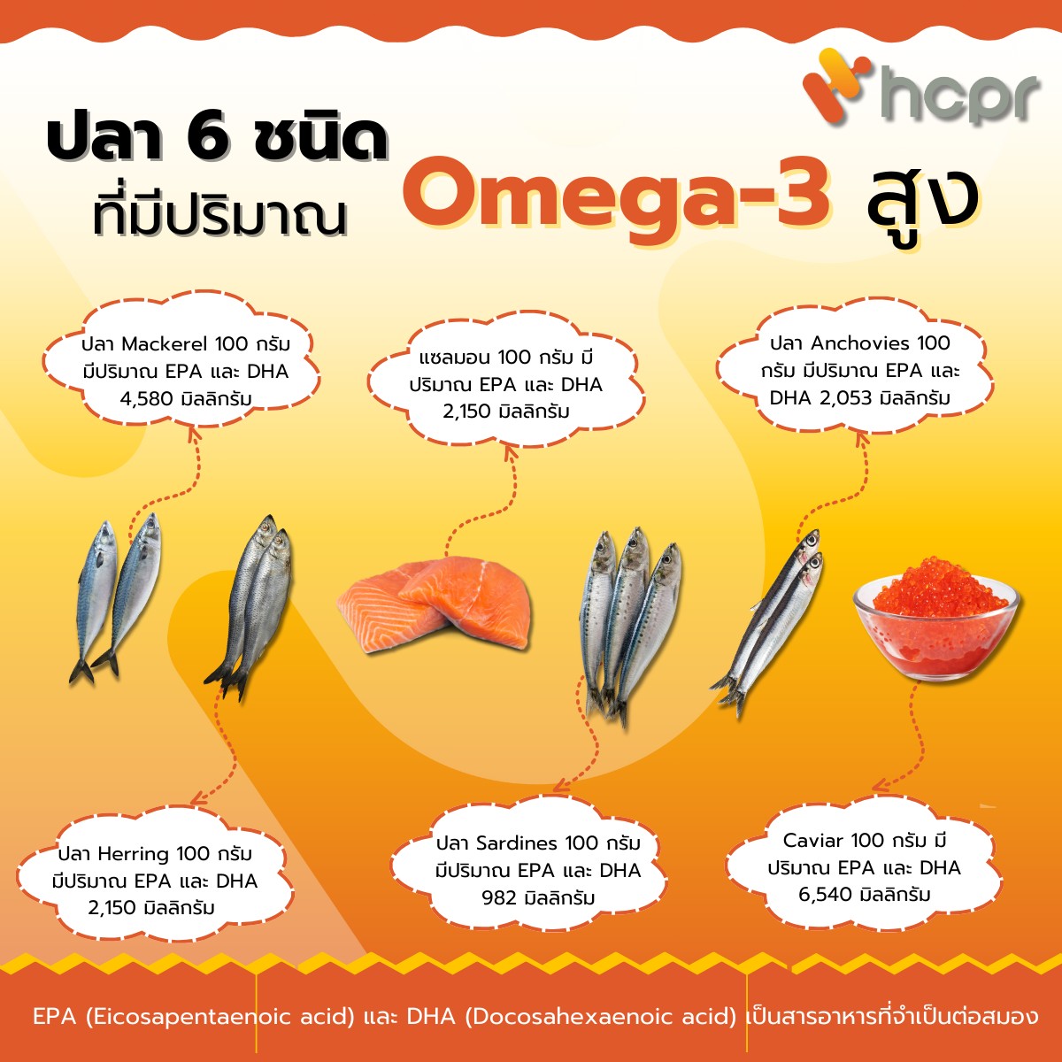 🐋ปลา 6 ชนิด... - HCPR รับผลิตอาหารเสริม และเครื่องสำอาง | Facebook