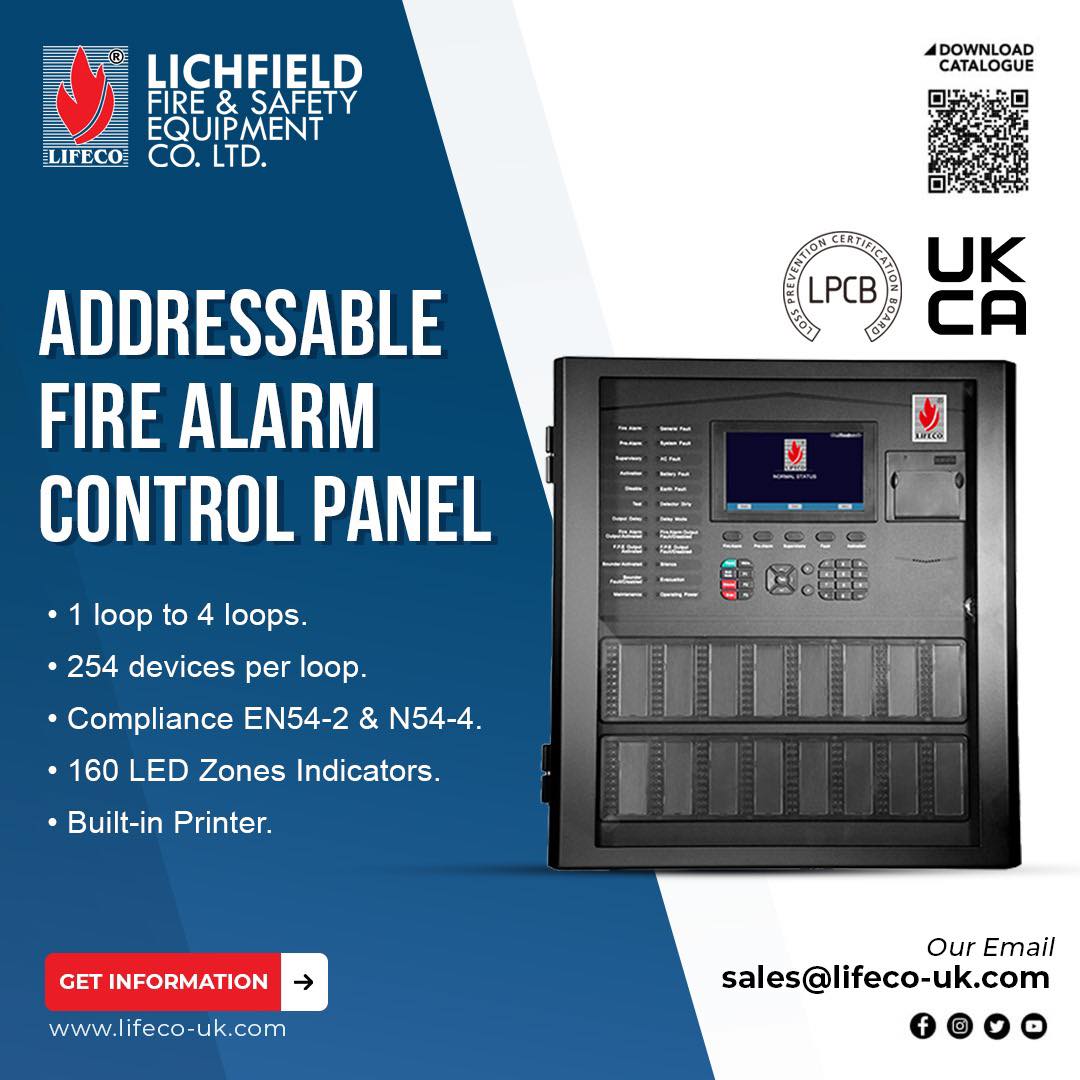 A fire alarm... - Lichfield Fire & Safety Equipment - Lifeco